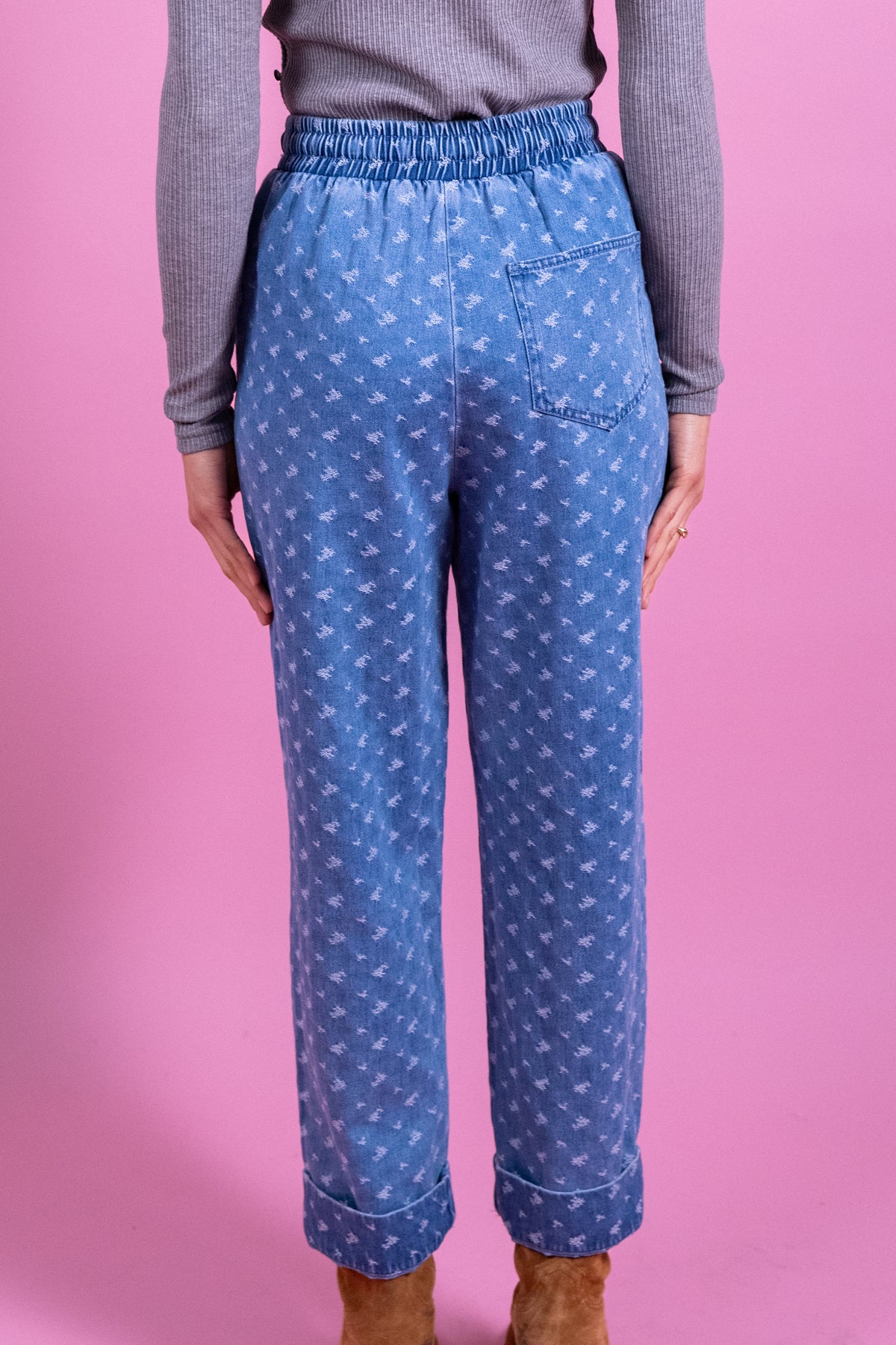 Pantalon Primo en jean stone brossé