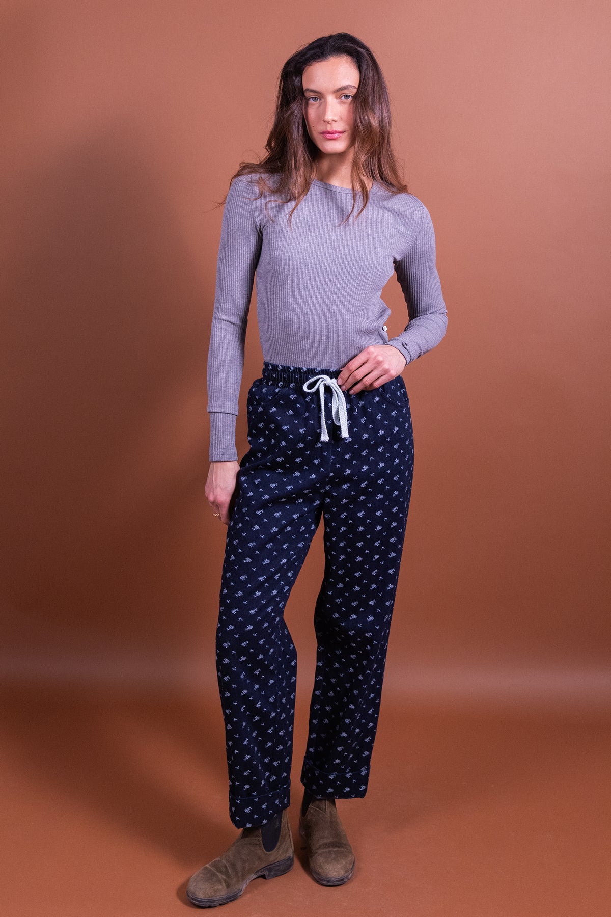 Pantalon Primo en jean brut brossé