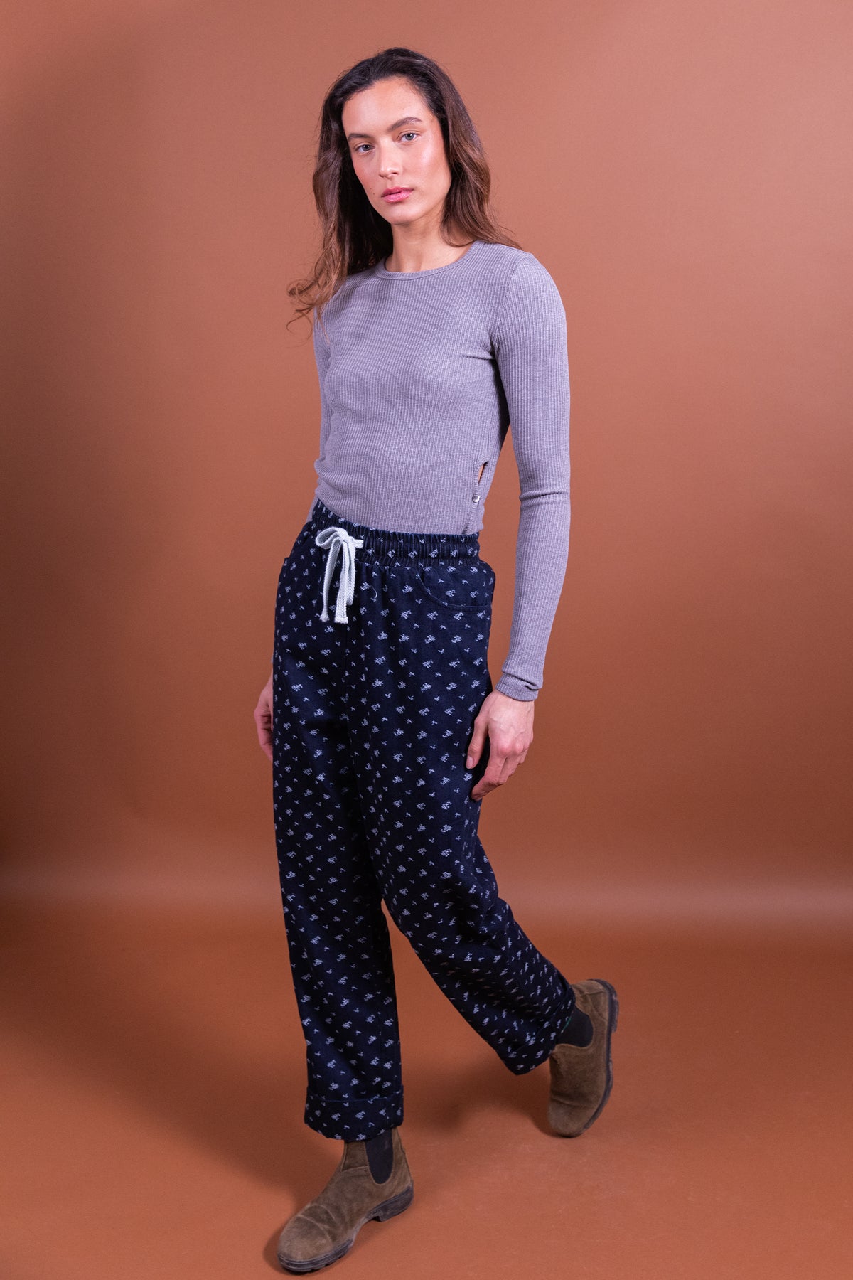 Pantalon Primo en jean brut brossé
