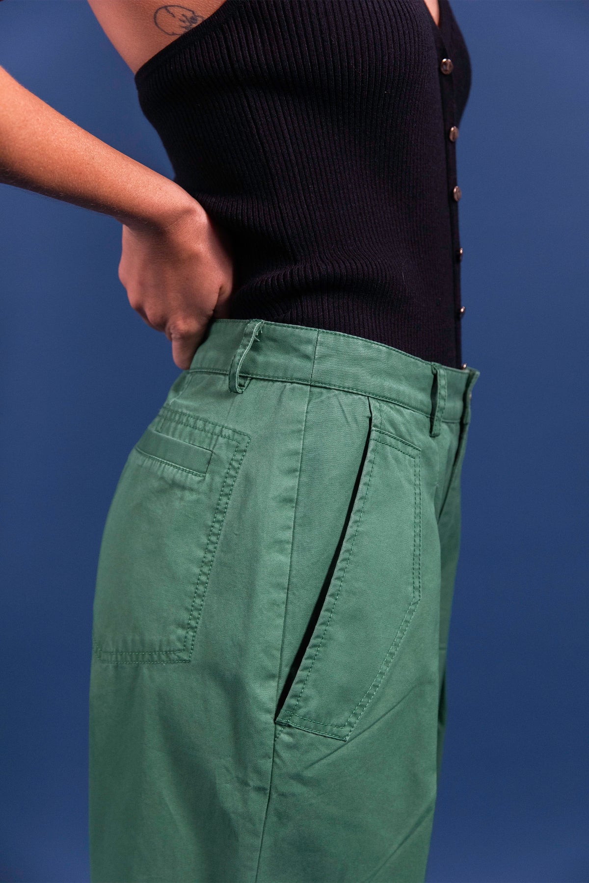 Pantalon Patrice vert