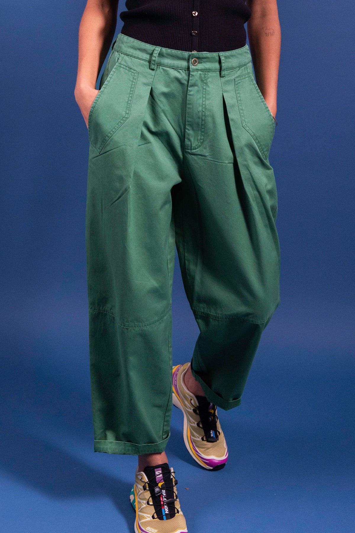 Pantalon Patrice vert