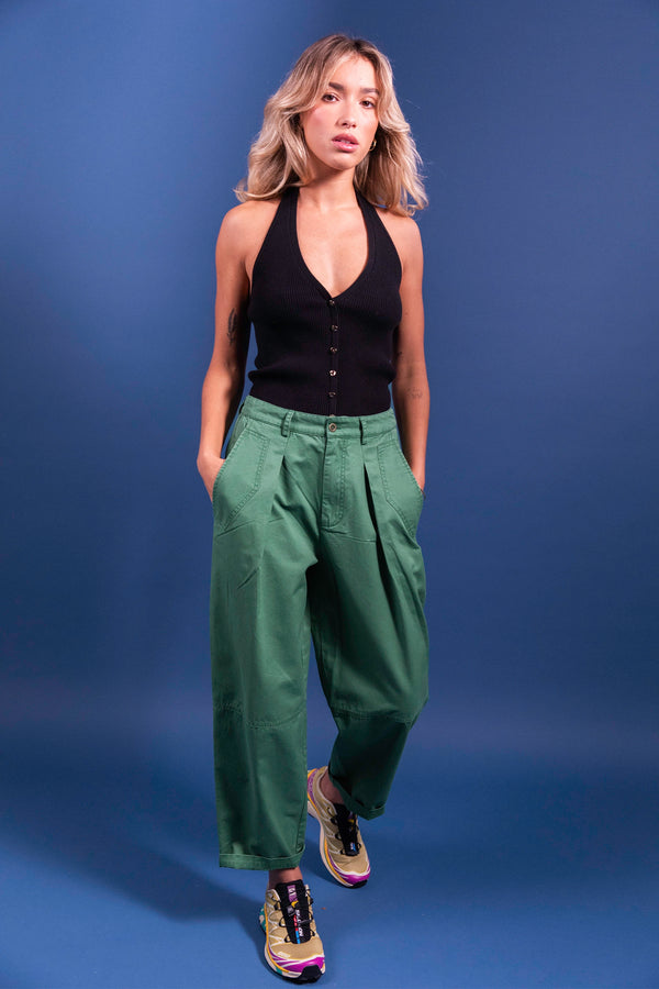 Patrice green trousers