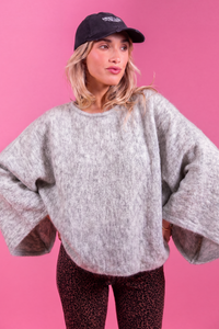 Pull Marceau gris chiné