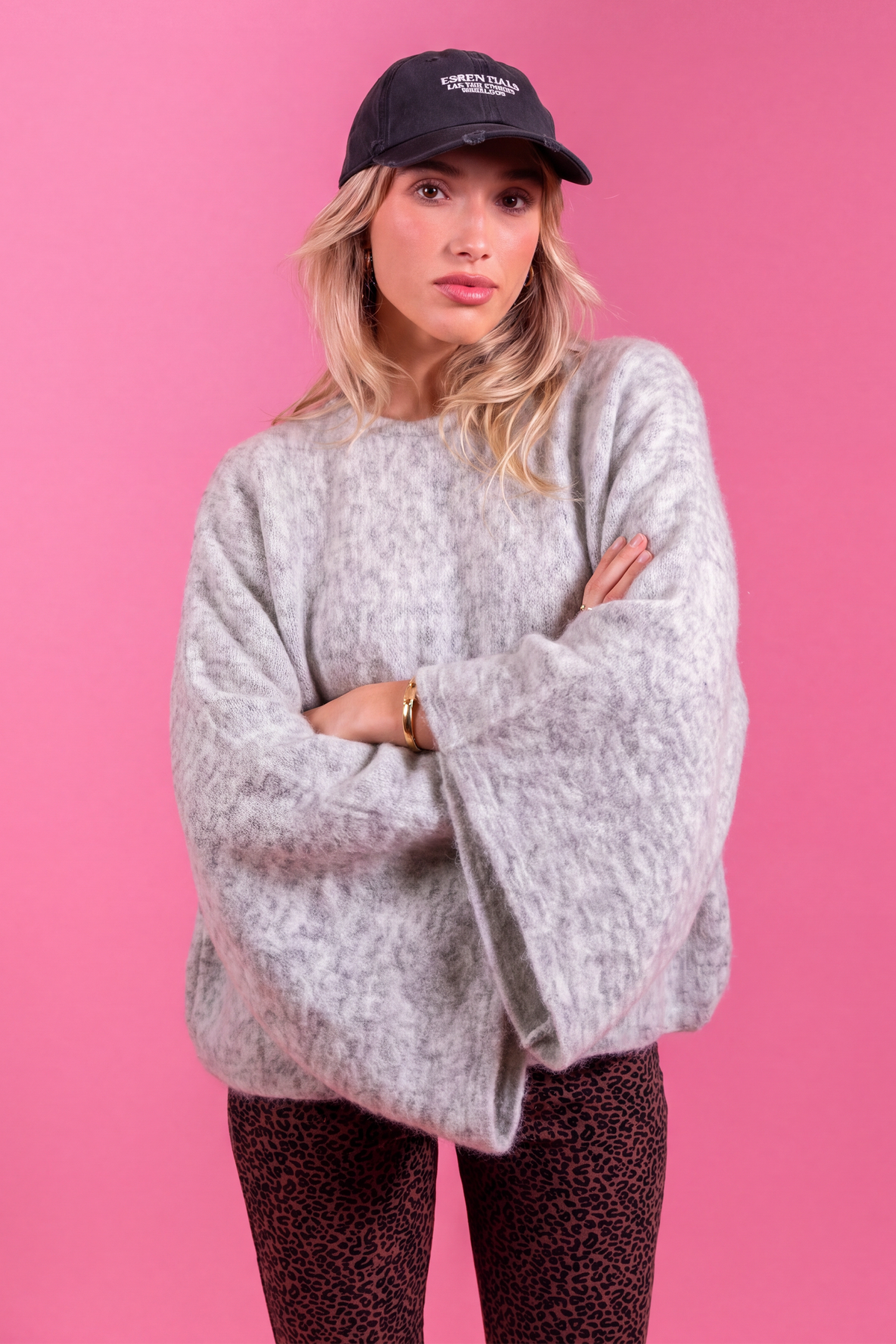 Marceau heather grey sweater
