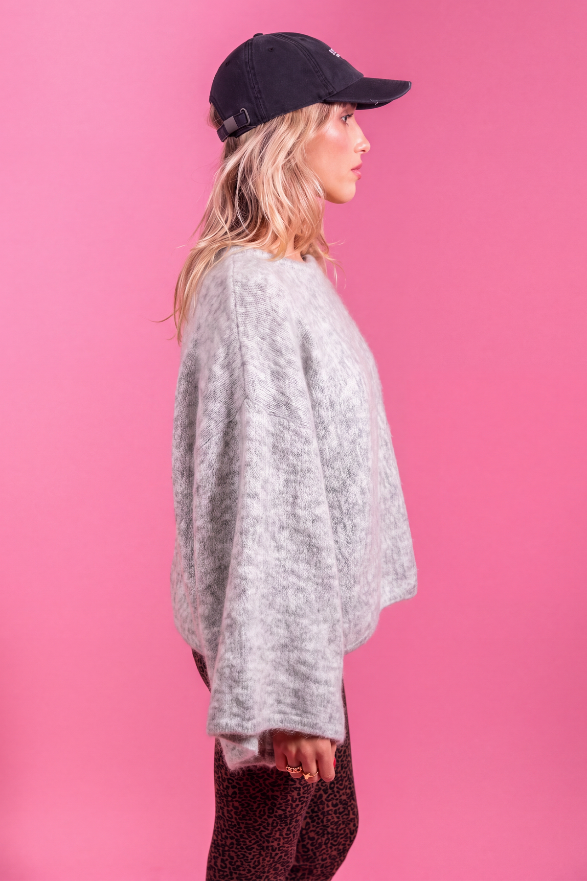 Marceau heather grey sweater