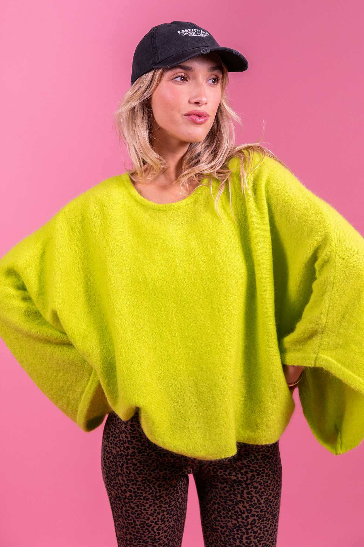 Pull Marceau vert lime