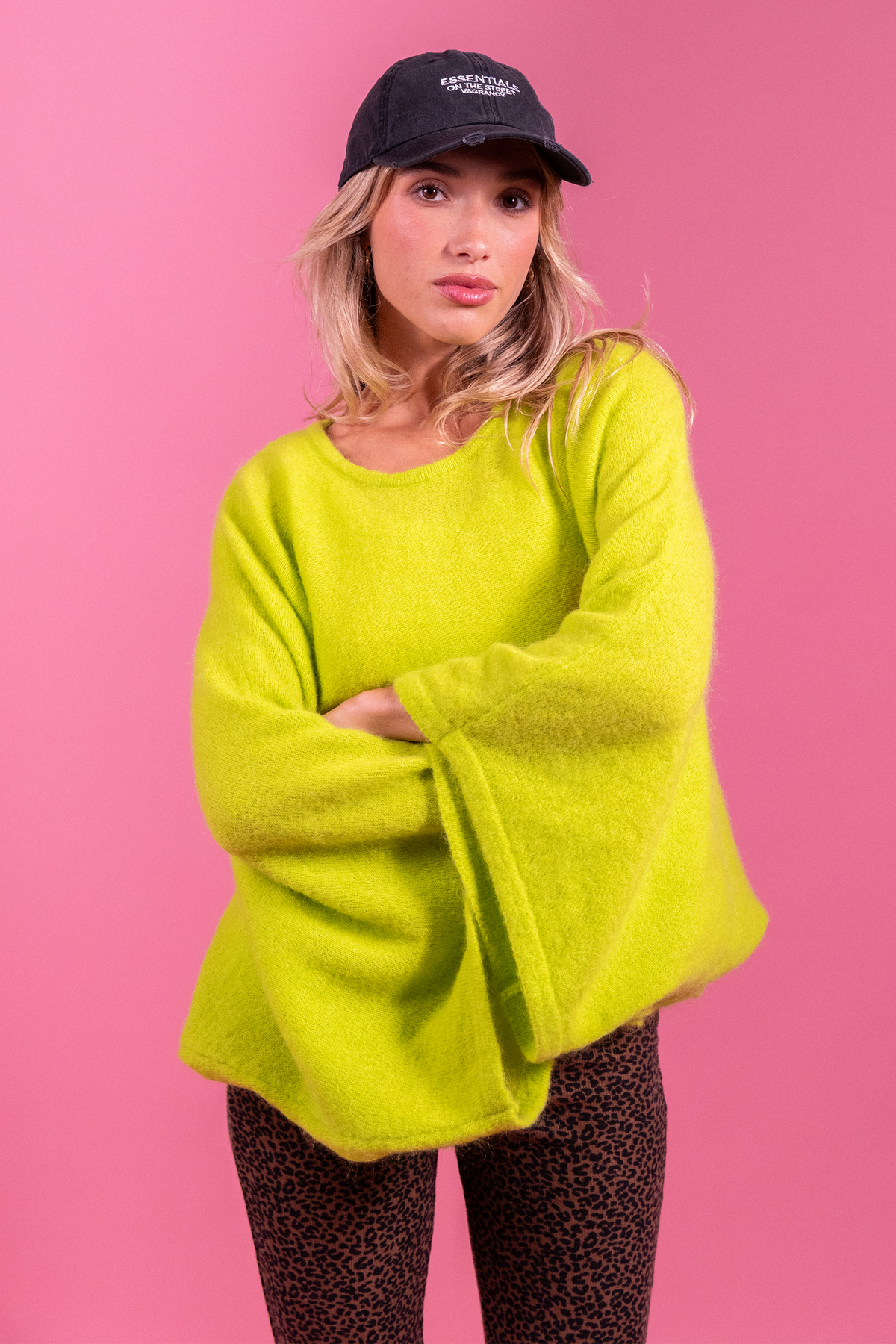 Pull Marceau vert lime