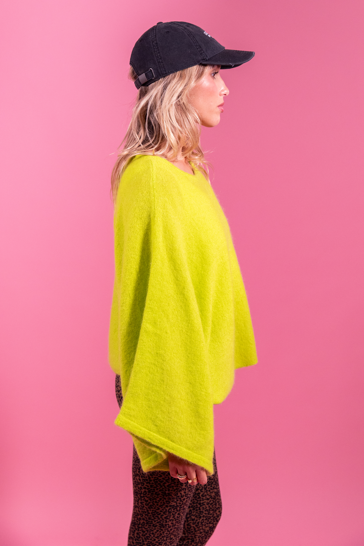 Pull Marceau vert lime