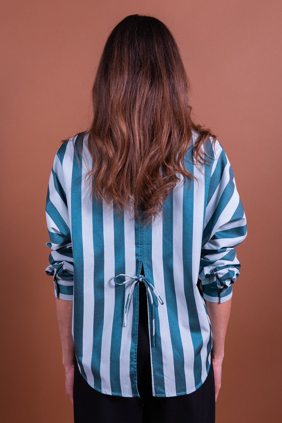 Chemise Callya rayures vertes