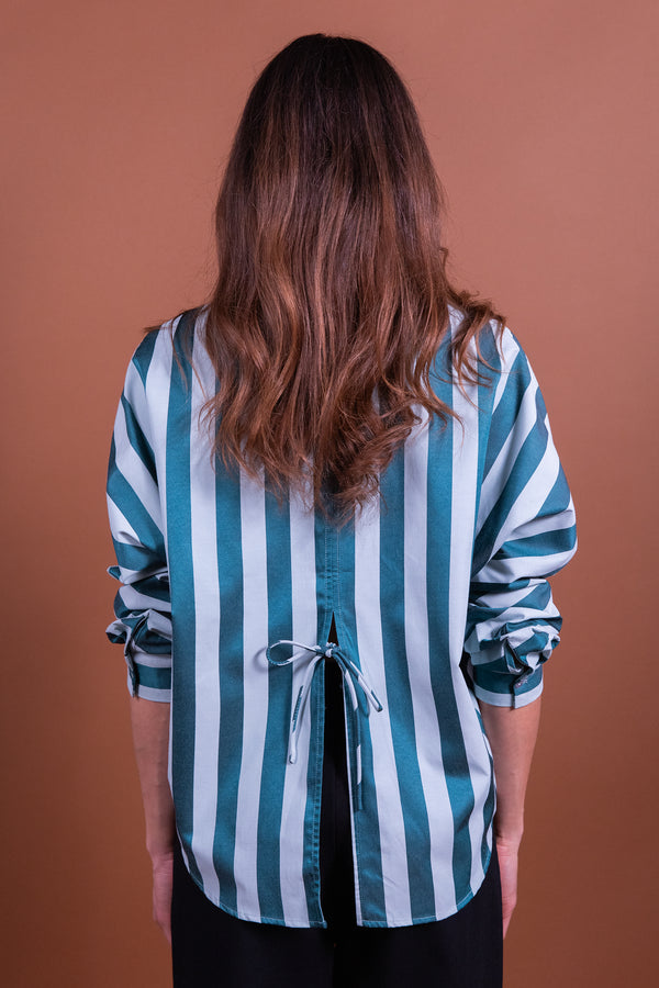 Chemise Callya rayures vertes