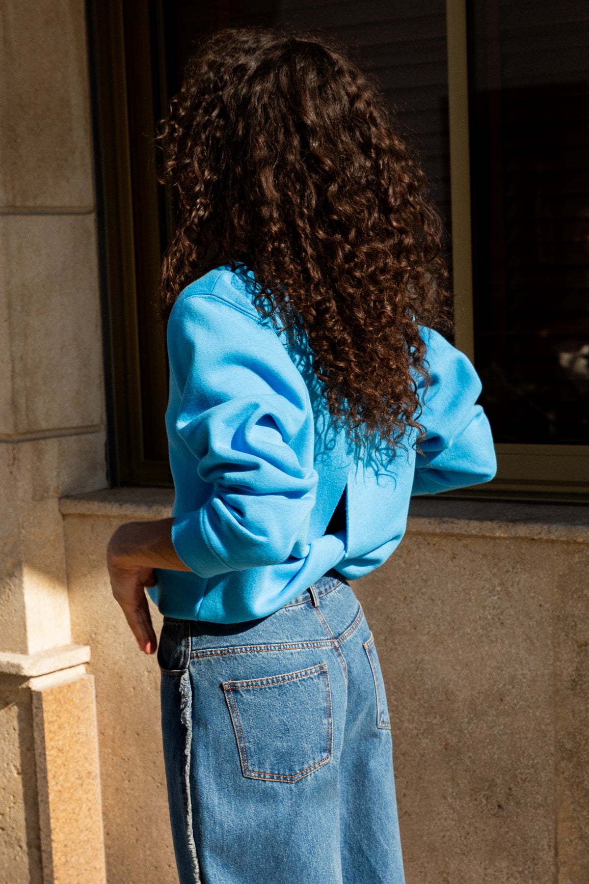 Sweat Nathalie bleu