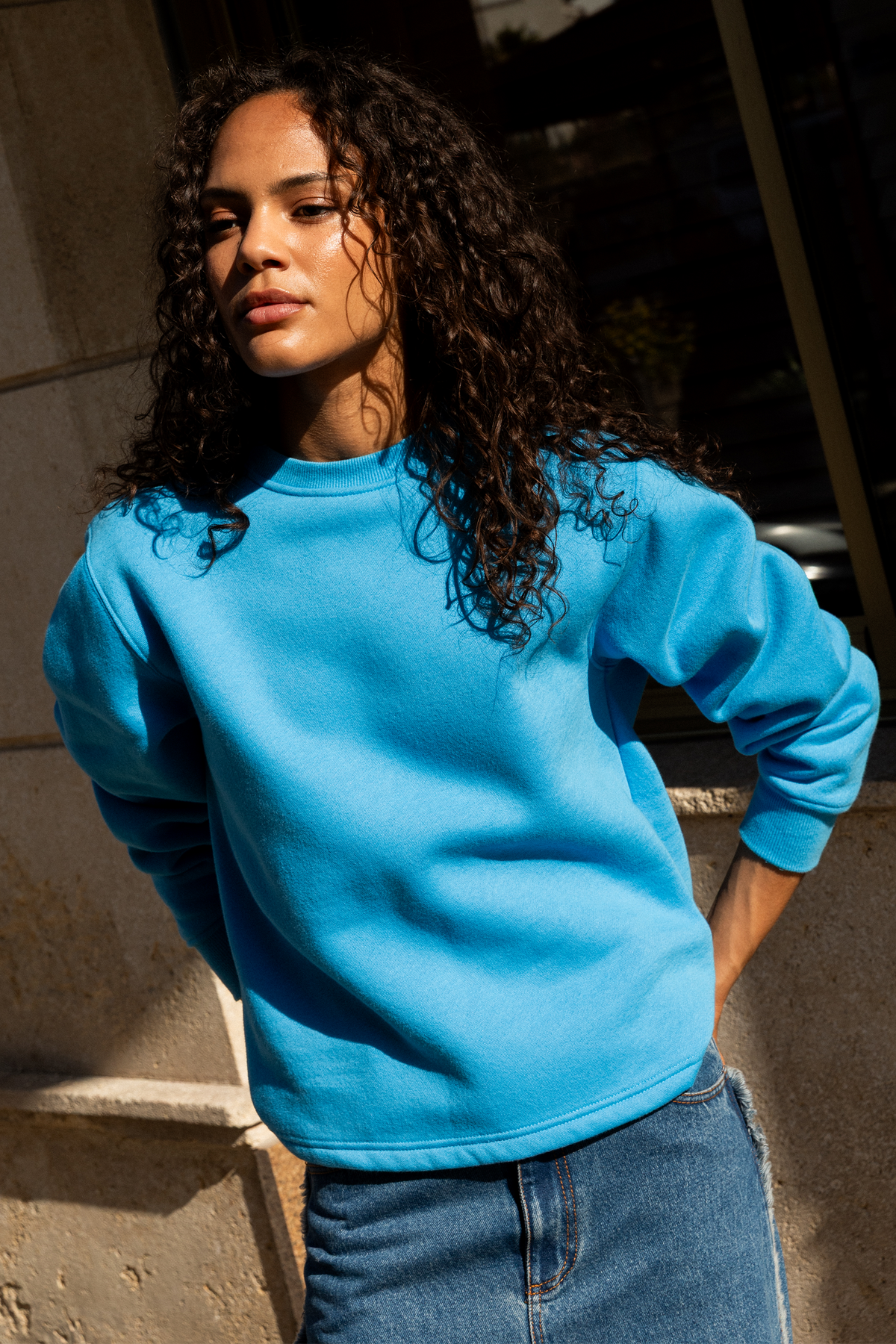 Sweat Nathalie bleu