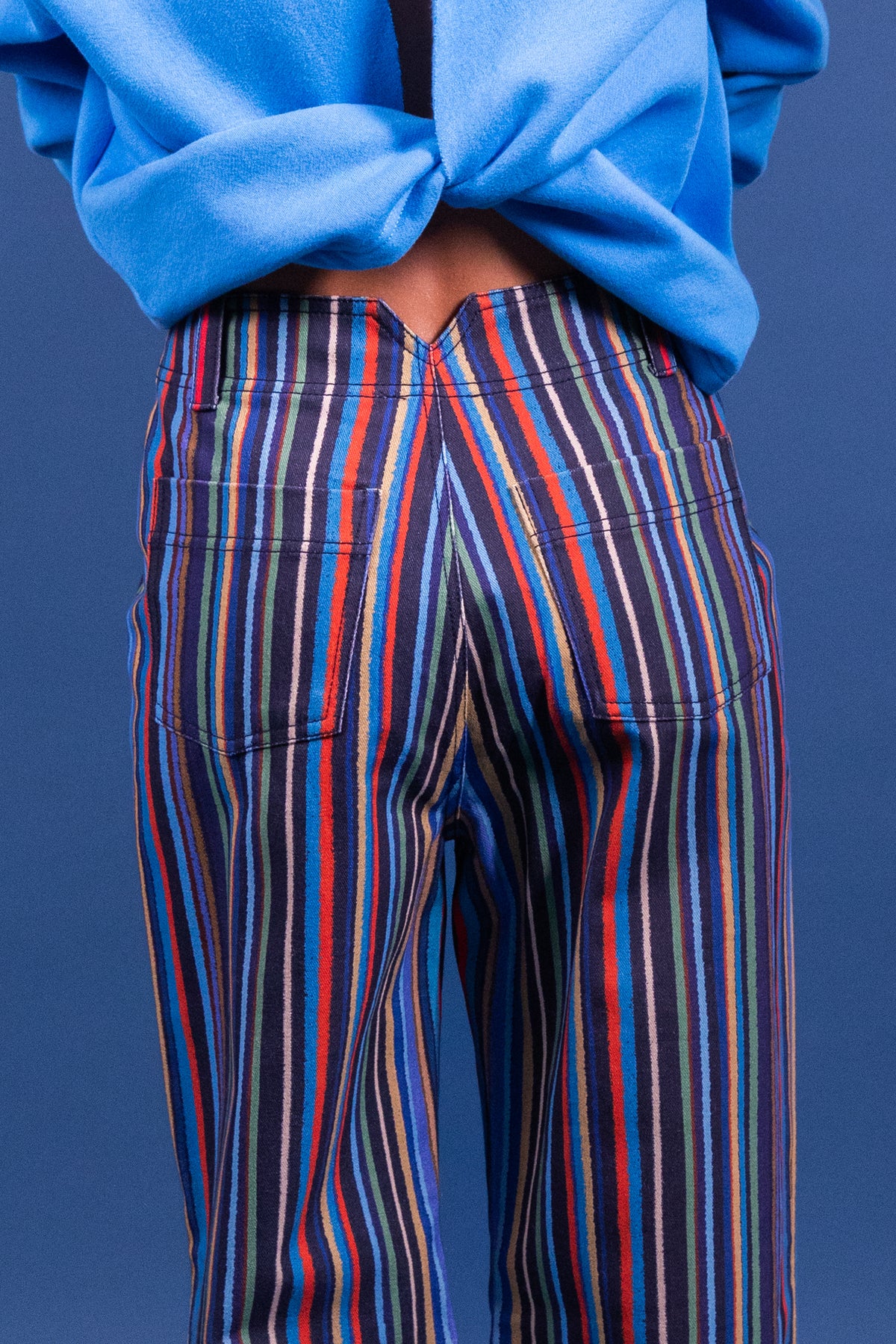 Pantalon Palot rayures multicolores