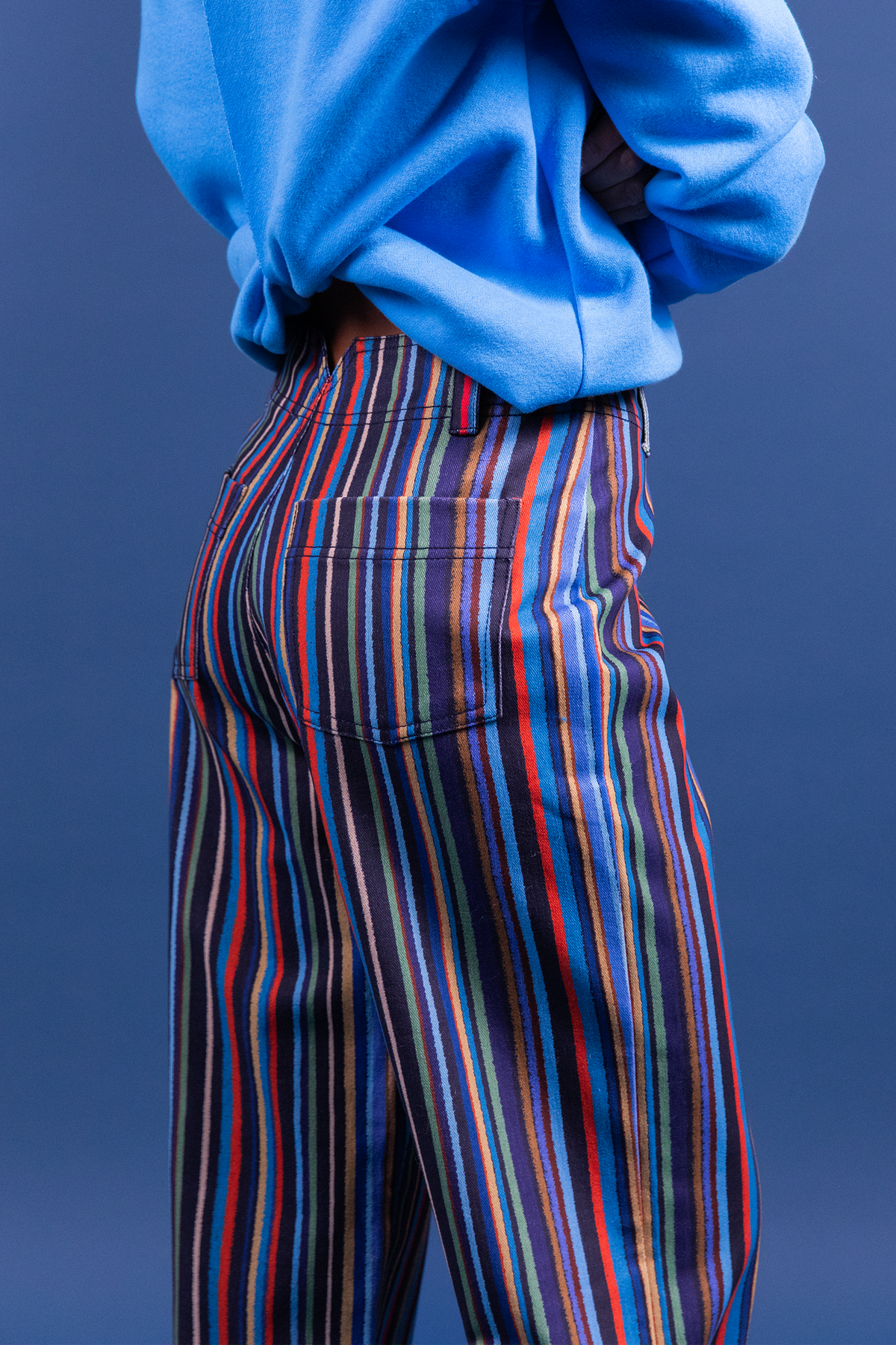 Pantalon Palot rayures multicolores