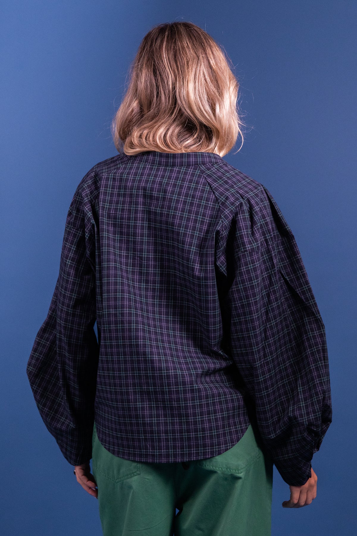 Chemise Cassandra carreaux marine