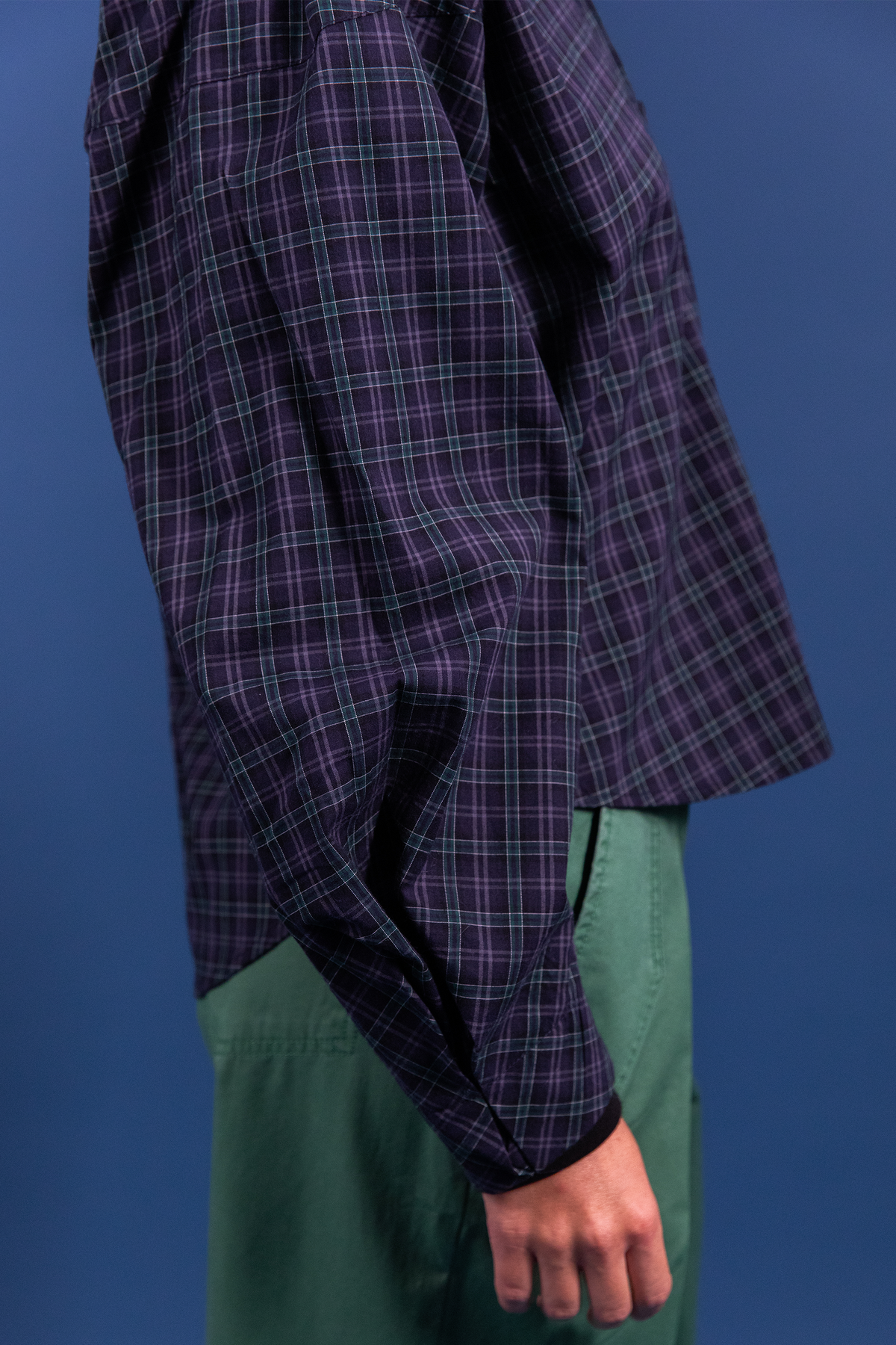 Chemise Cassandra carreaux marine