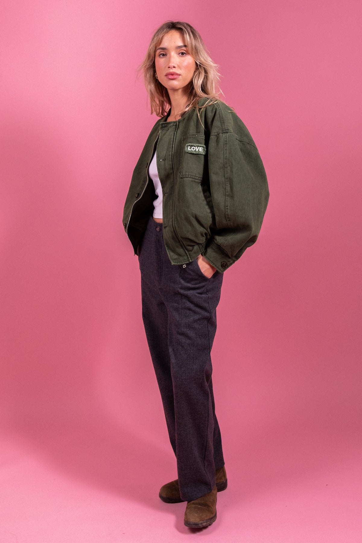 Veste Vivian kaki