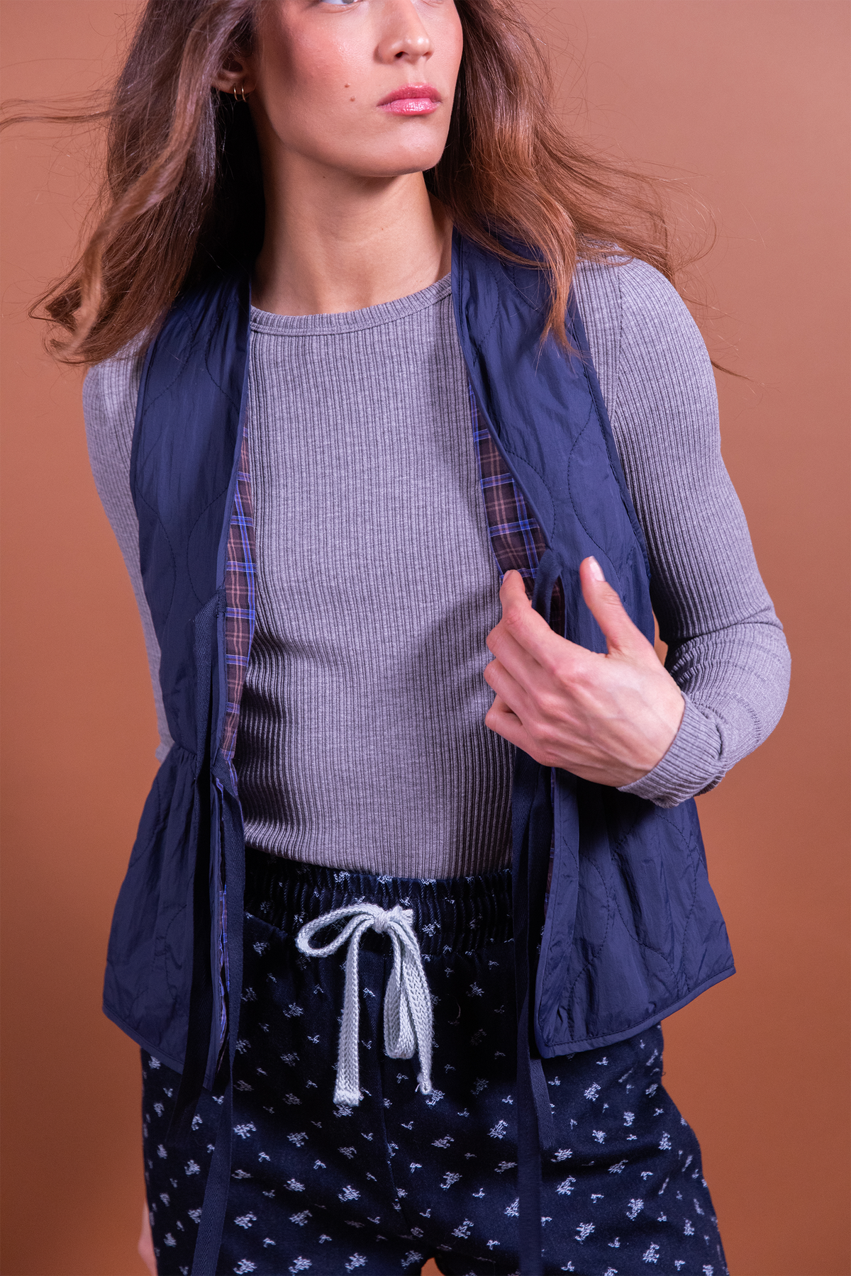 Veste Vassili bleue