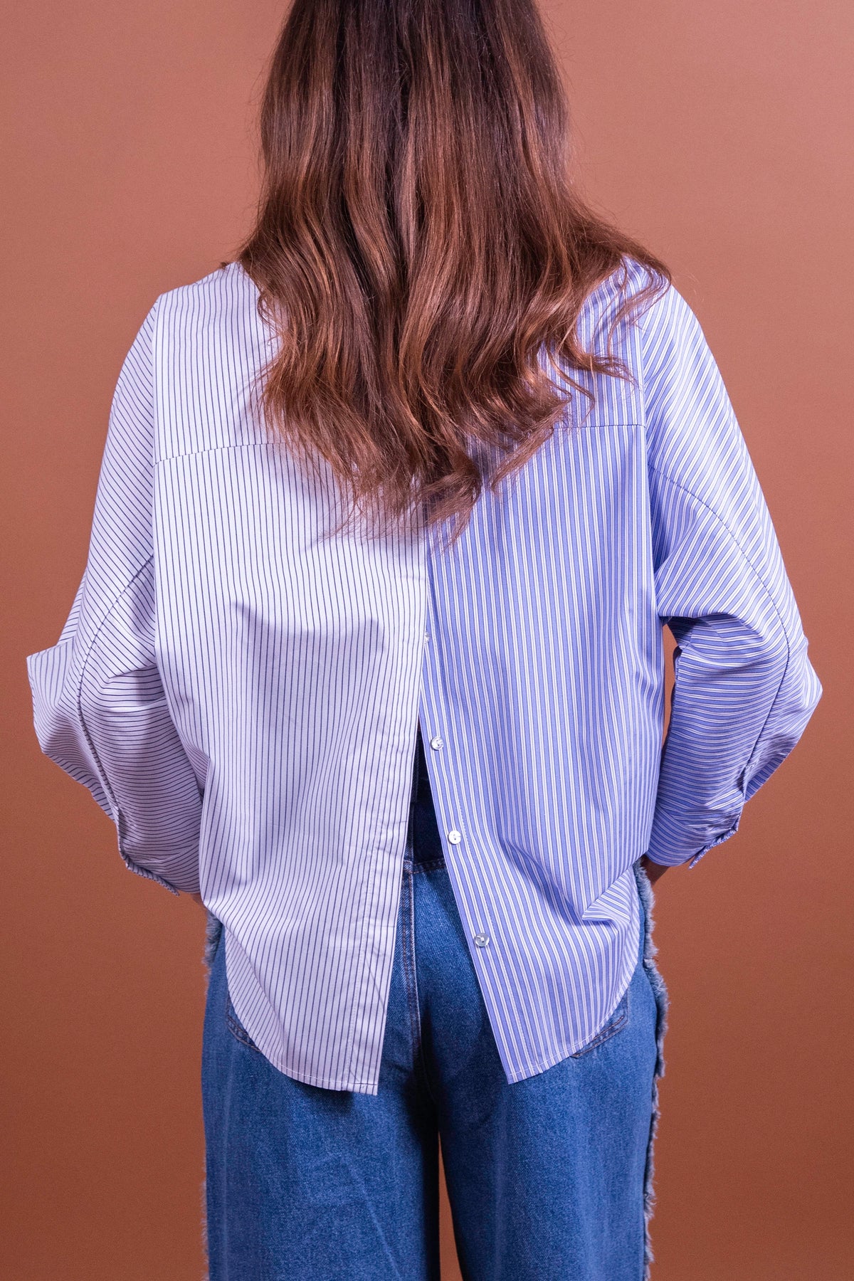 Cally blue striped shirt