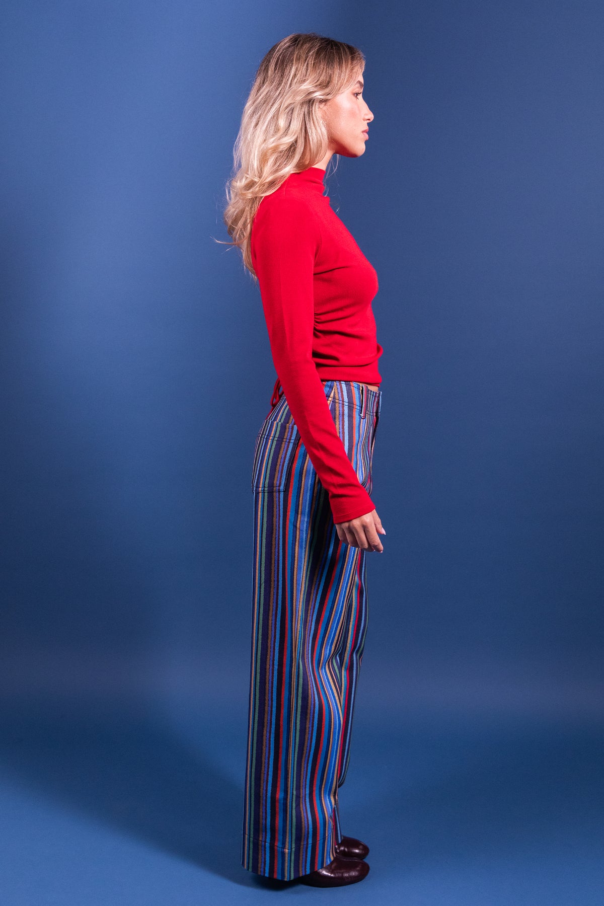 Pantalon Palot rayures multicolores