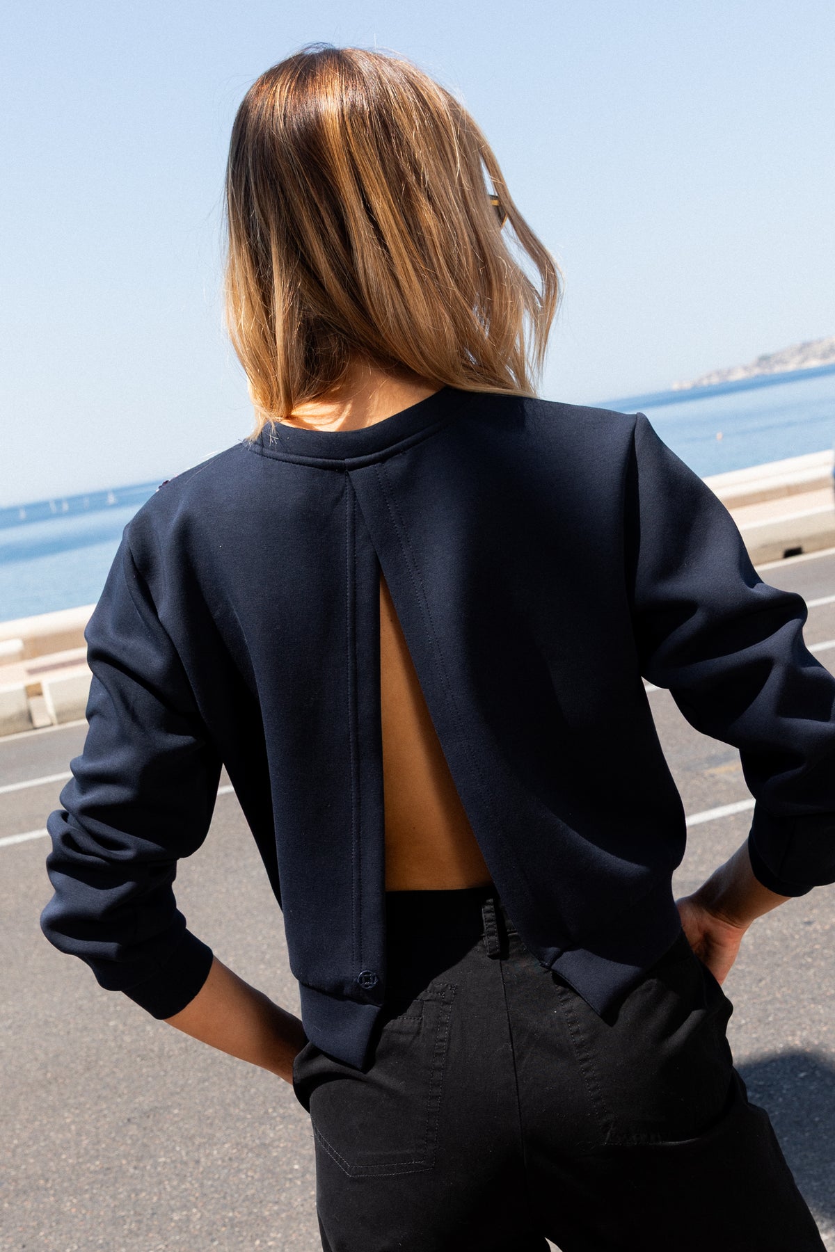 Sweat Neris bleu marine