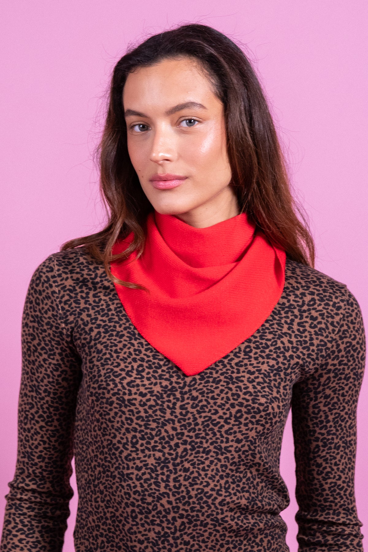 Foulard Adeline rouge