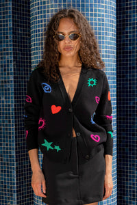 Gilet Mireio noir Charms