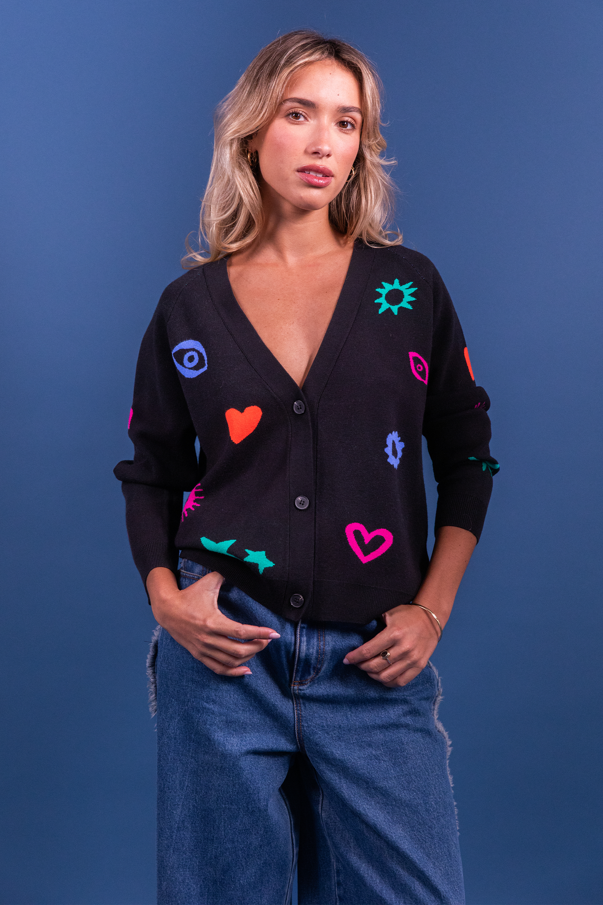 Gilet Mireio noir Charms