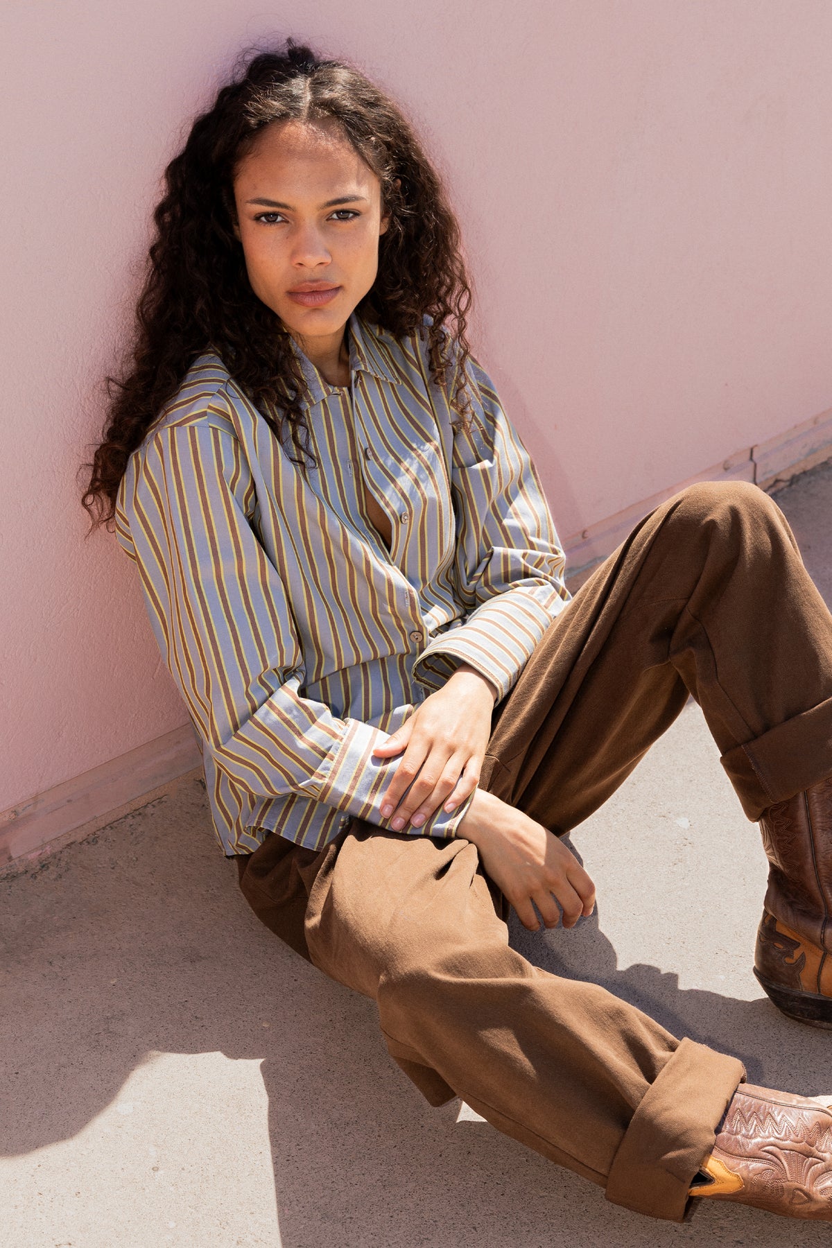 Pantalon Primo marron