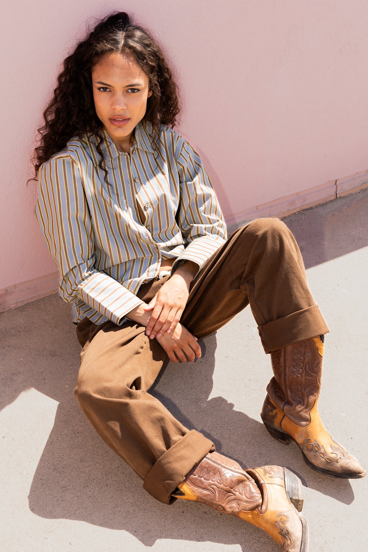 Pantalon Primo marron