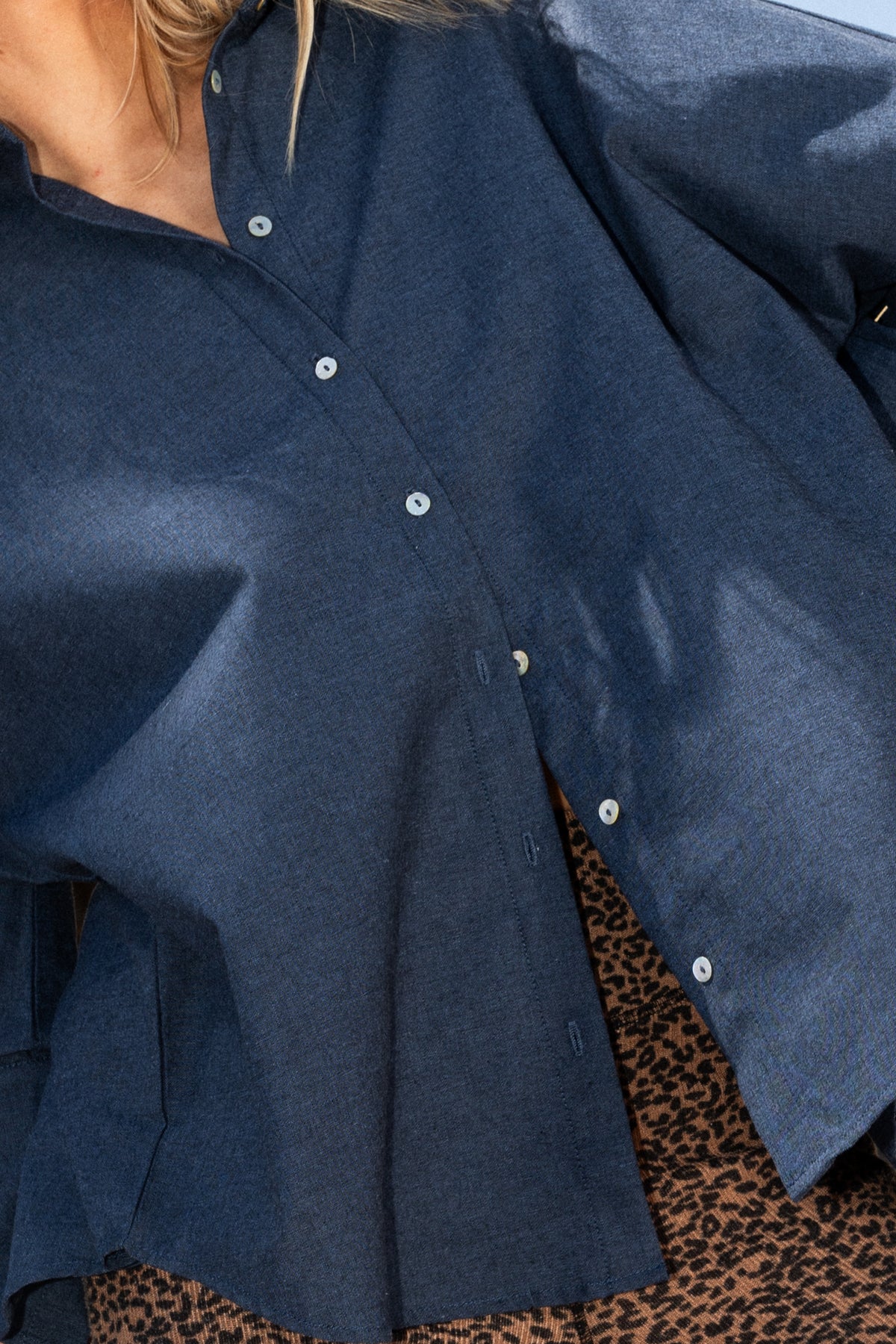 Chemise Cally bleu marine