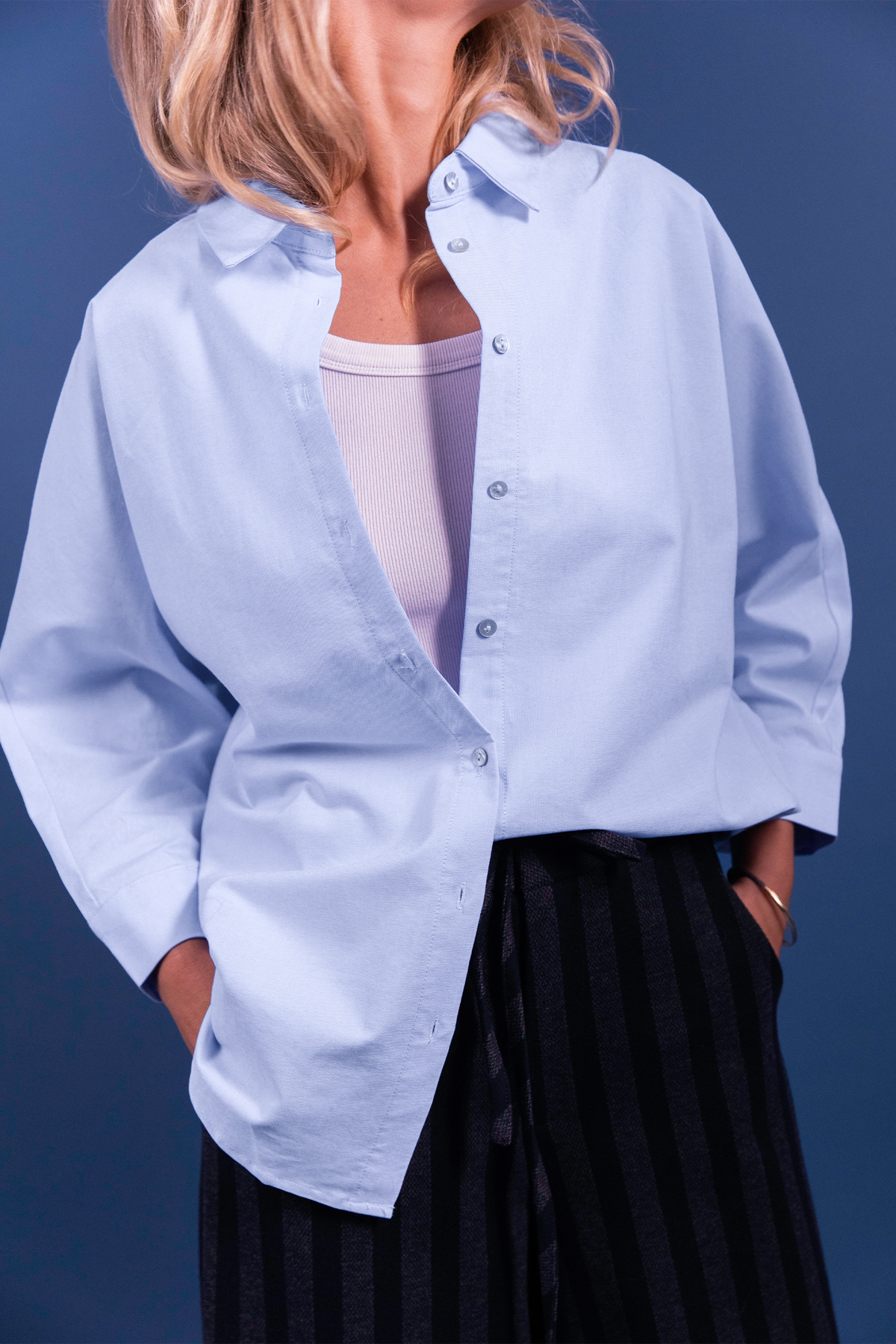 Chemise Cally bleu layette