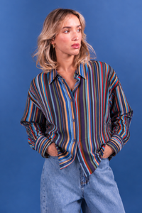 Chemise Cally • Rainbow Stripes