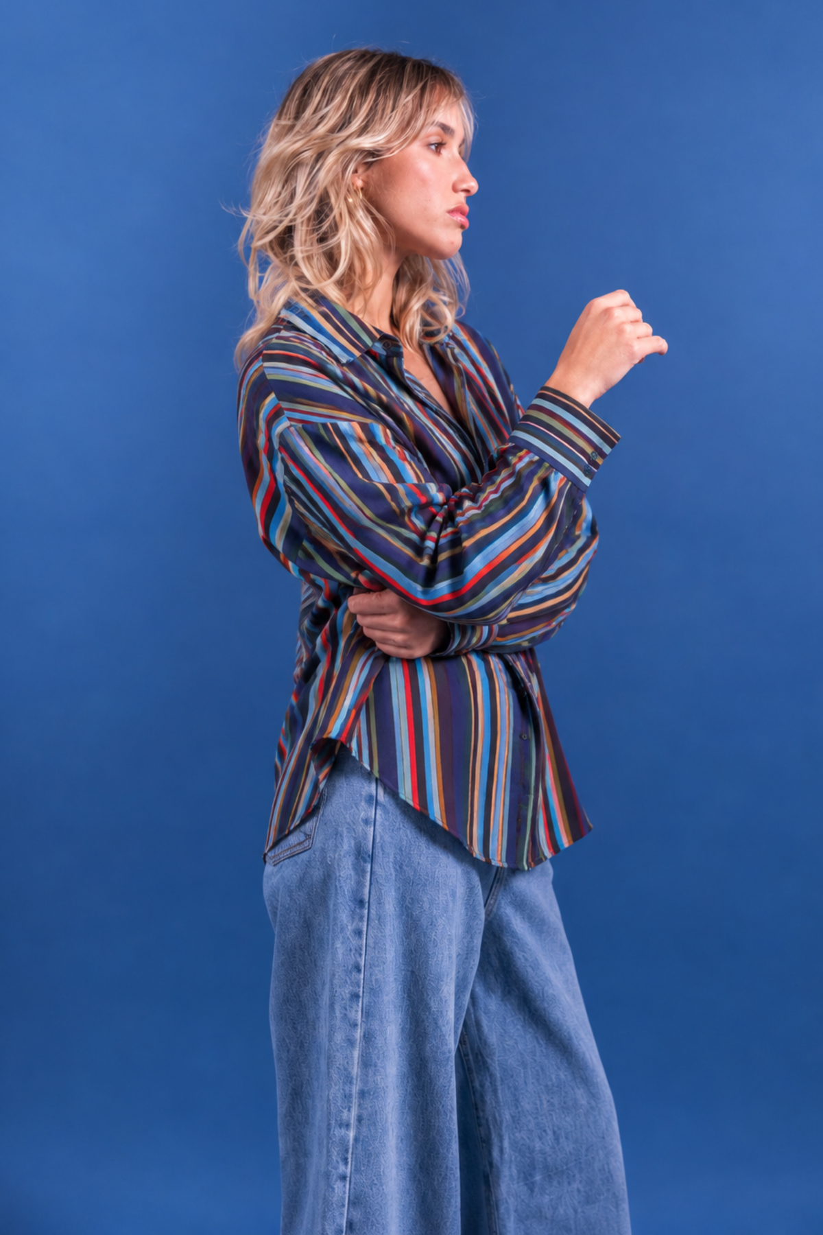 Chemise Cally • Rainbow Stripes