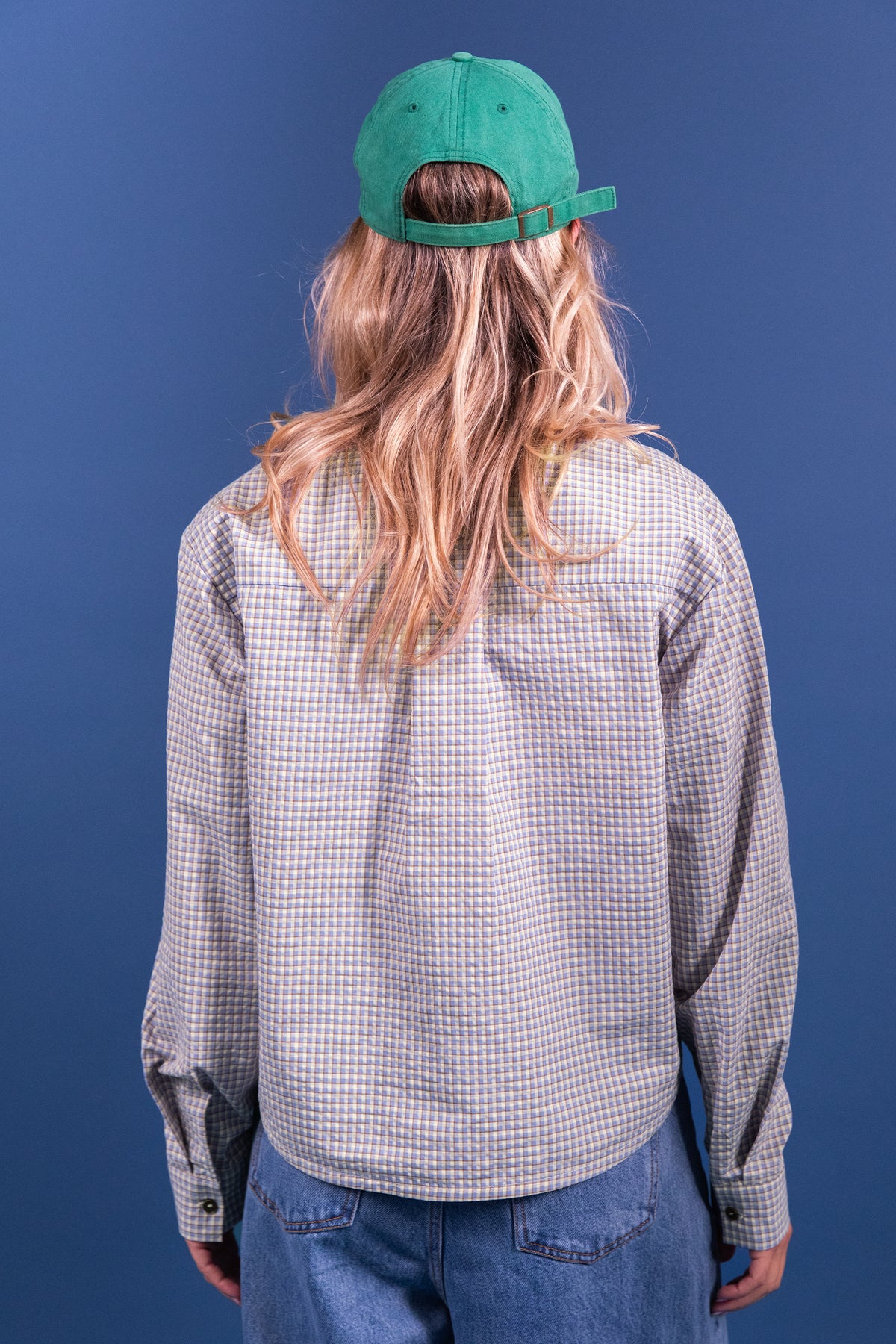 Blouse Binta vichy bleu