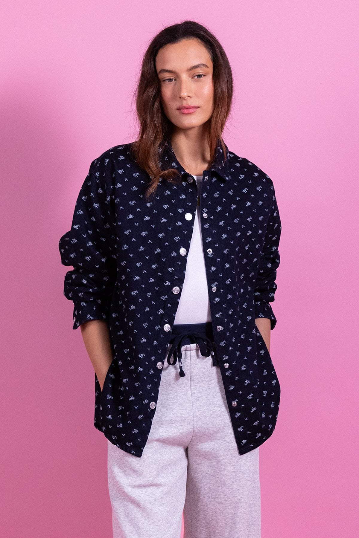 Veste Vlodia en jean brut brossé