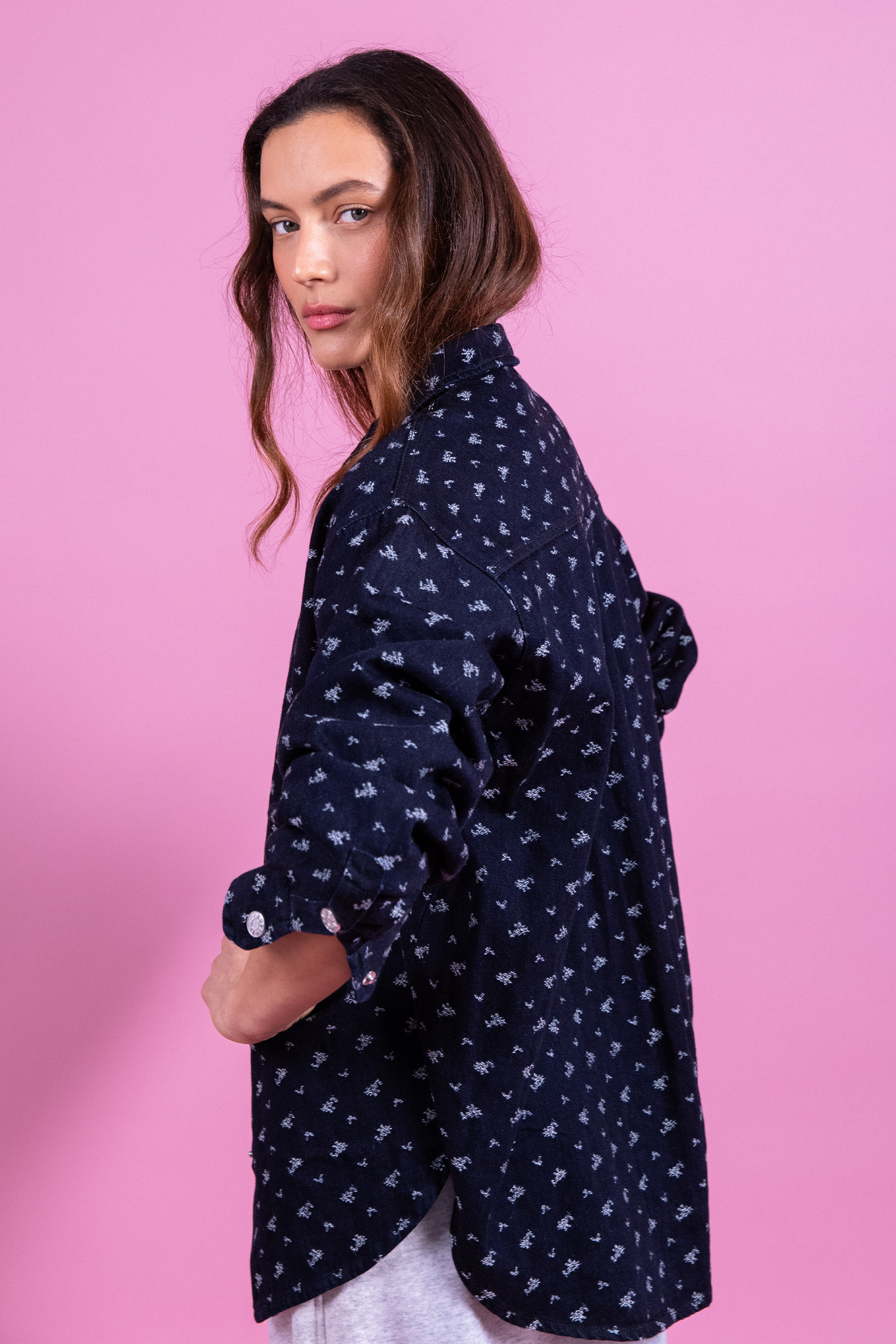 Veste Vlodia en jean brut brossé