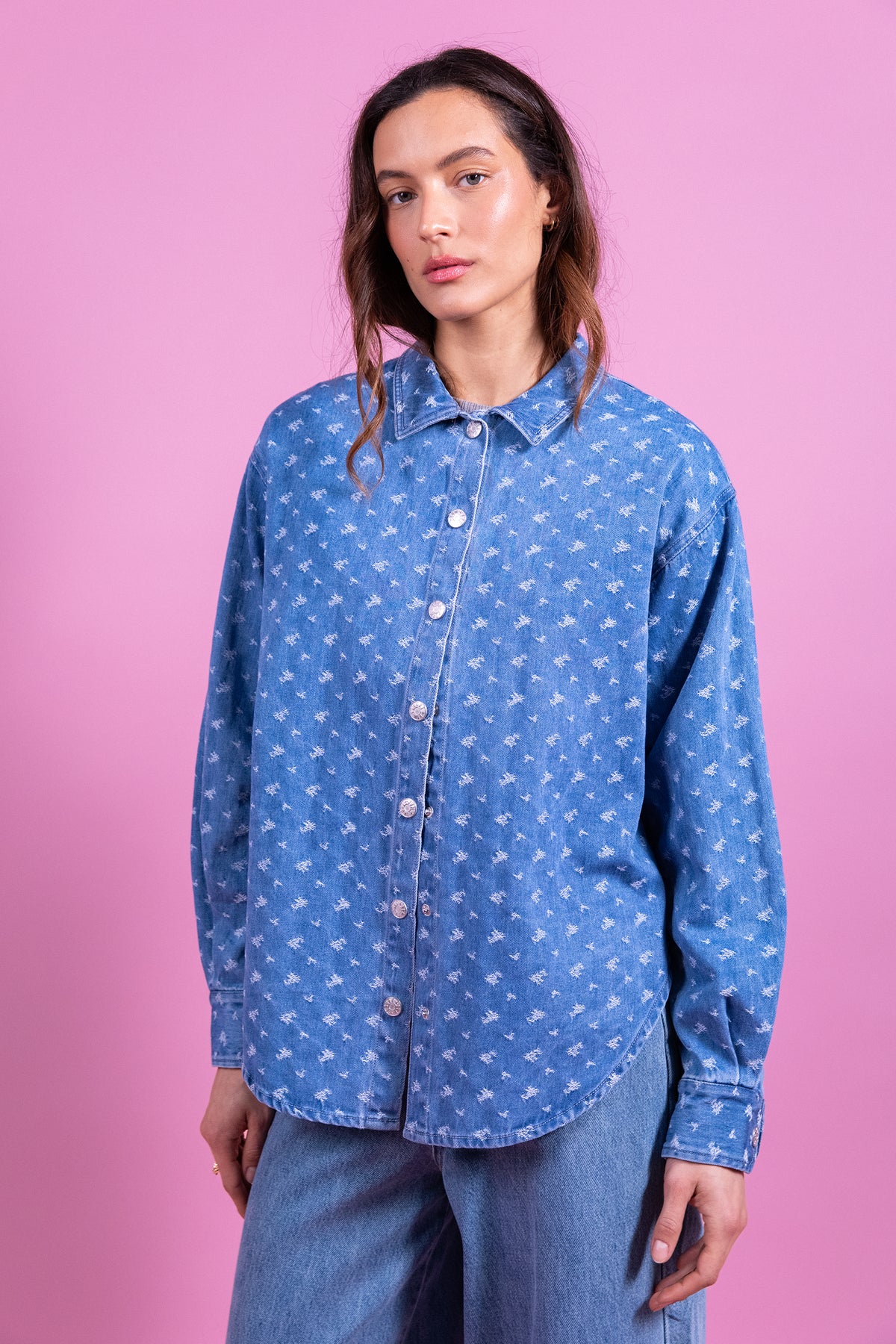Veste Vlodia en jean stone brossé