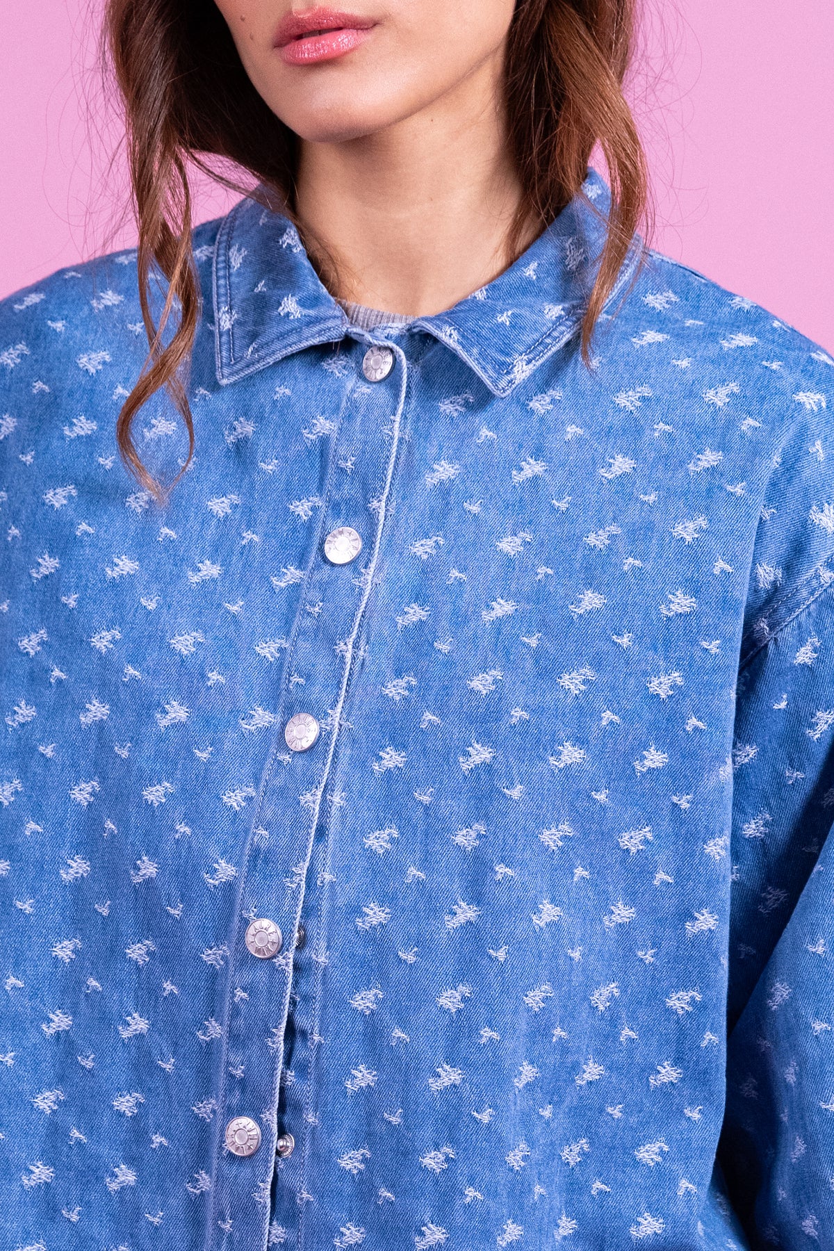 Veste Vlodia en jean stone brossé