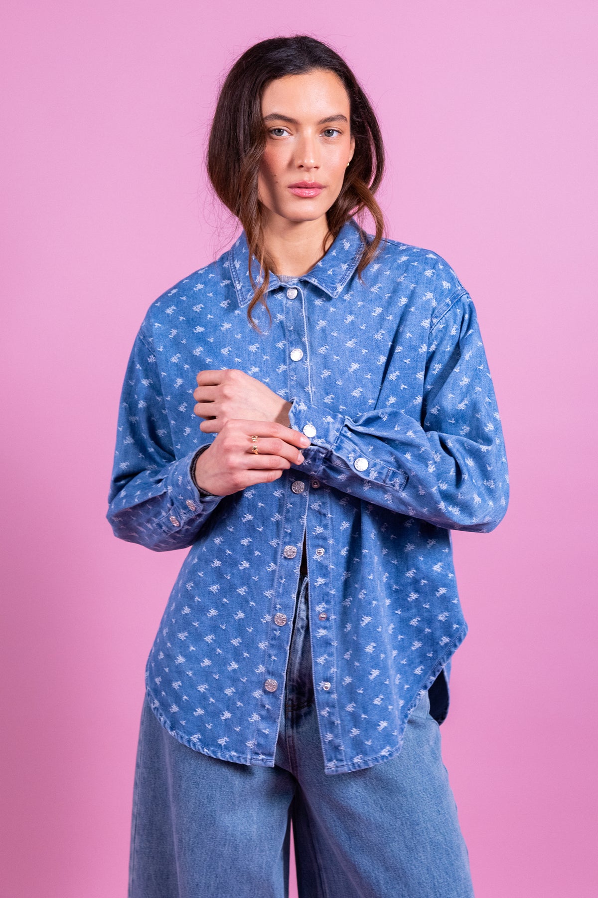Veste Vlodia en jean stone brossé