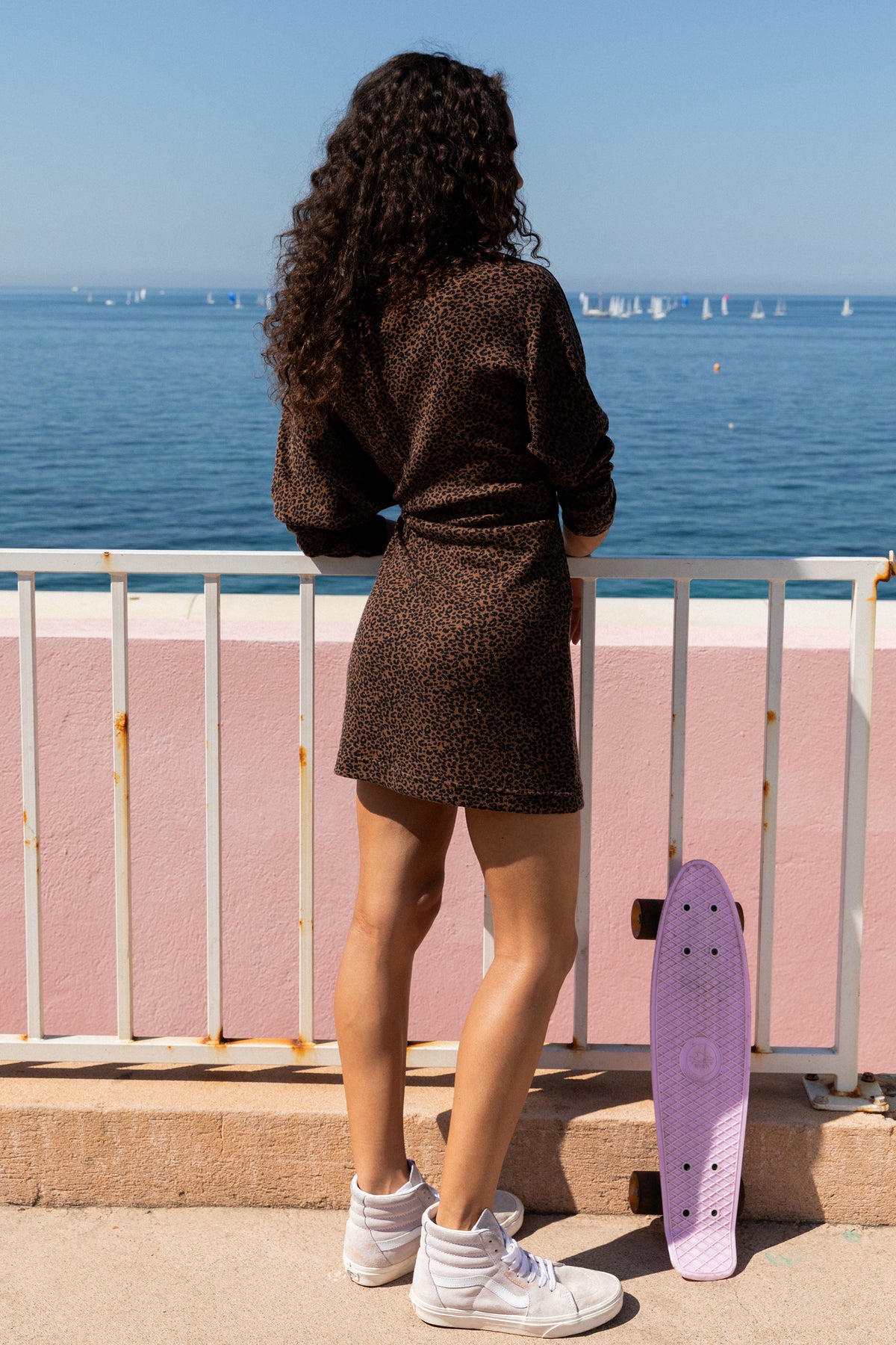 Renaud leopard dress