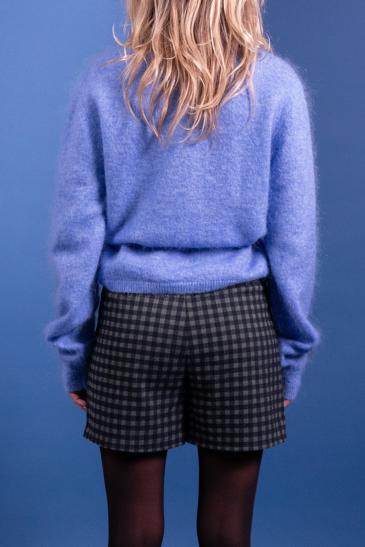 Jupe June carreaux bleus