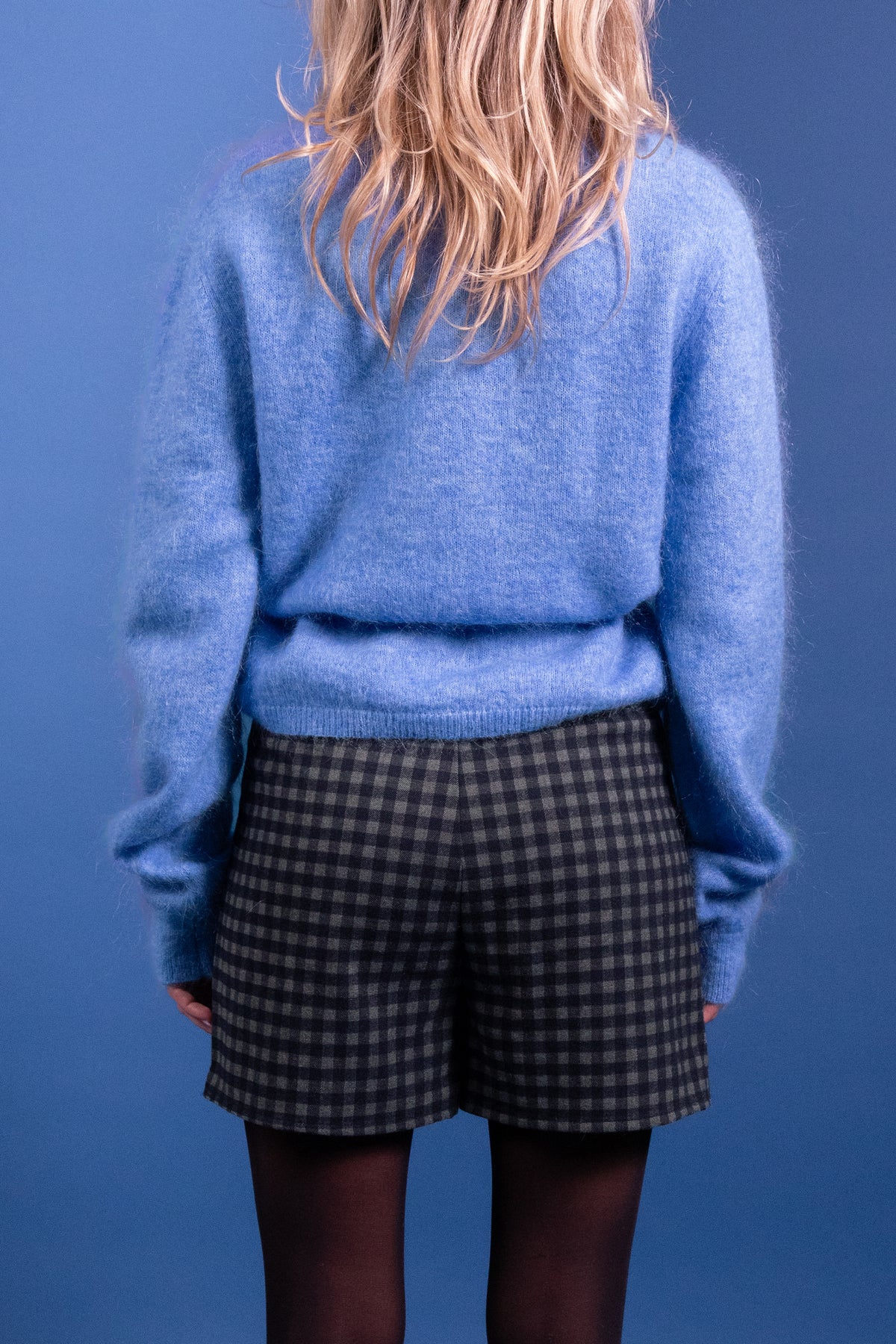 Jupe June carreaux bleus
