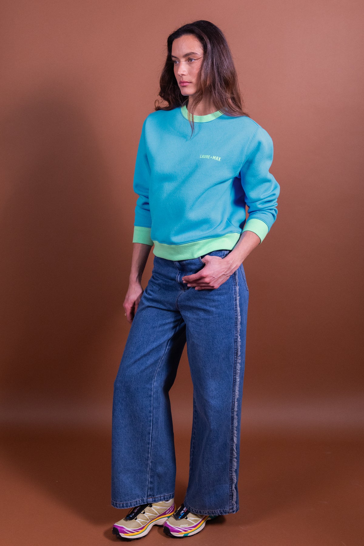 Sweat Nir bleu