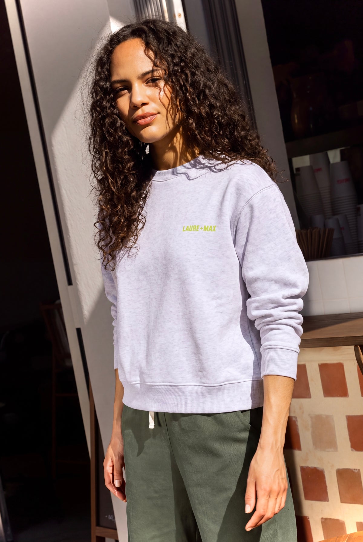 Sweat Nir gris