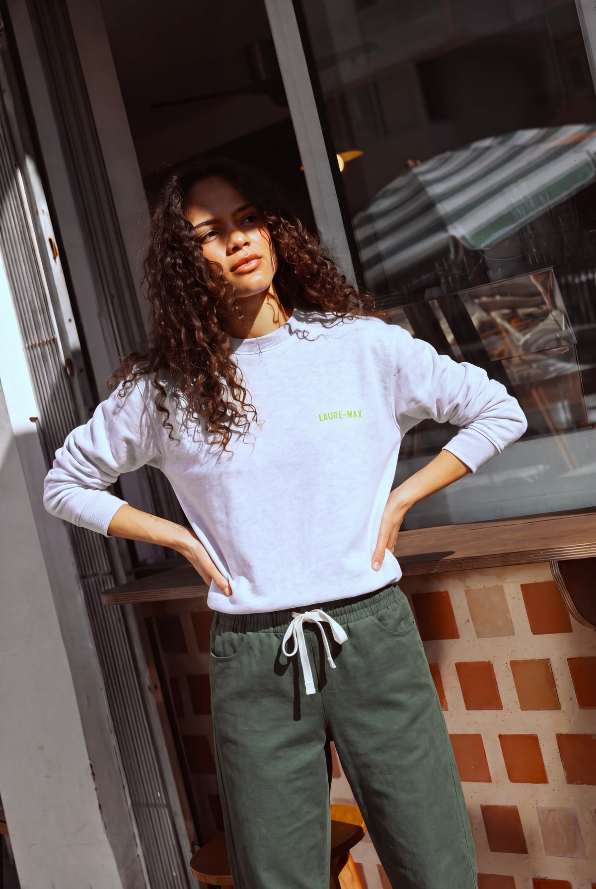 Sweat Nir gris