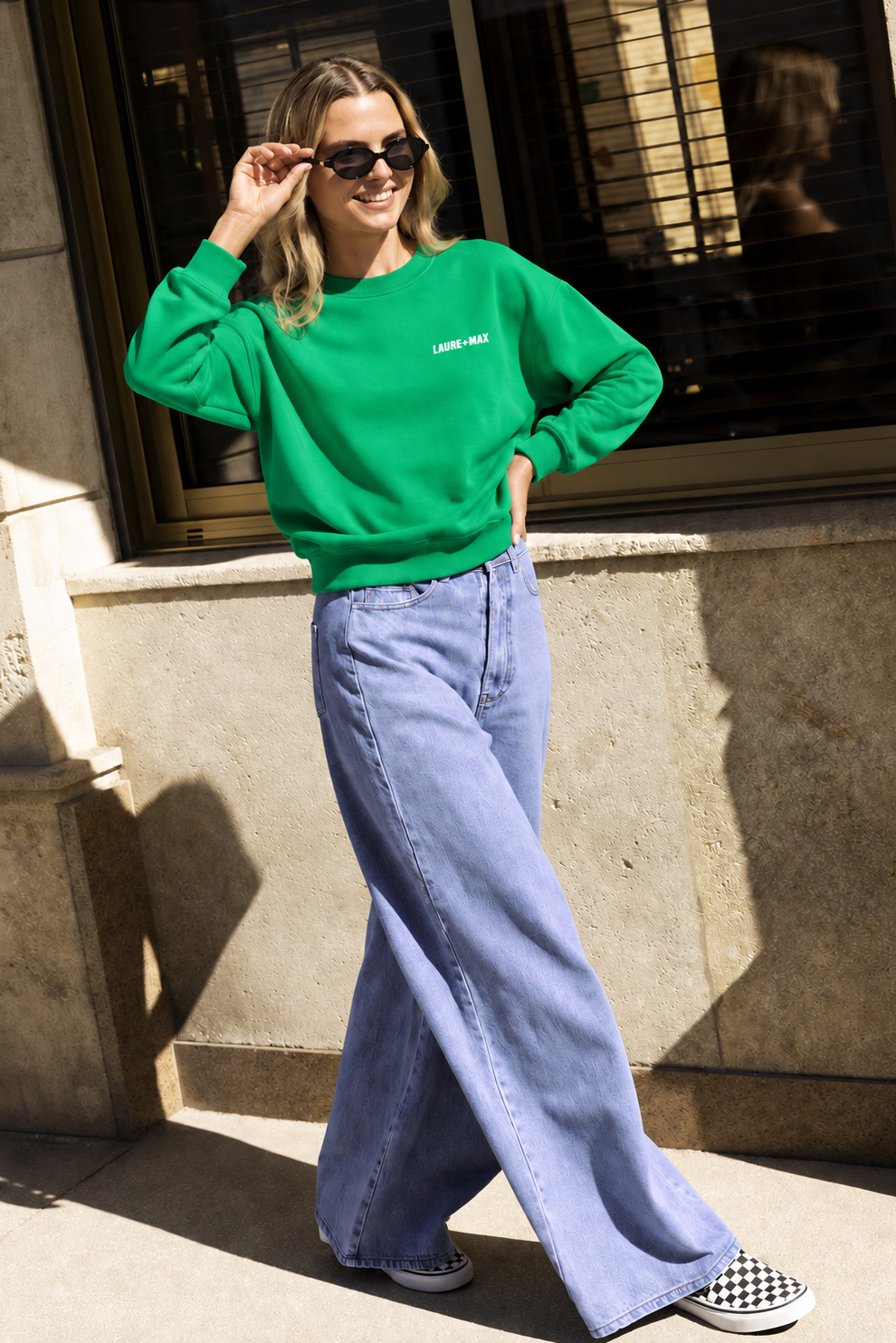 Sweat Nir vert