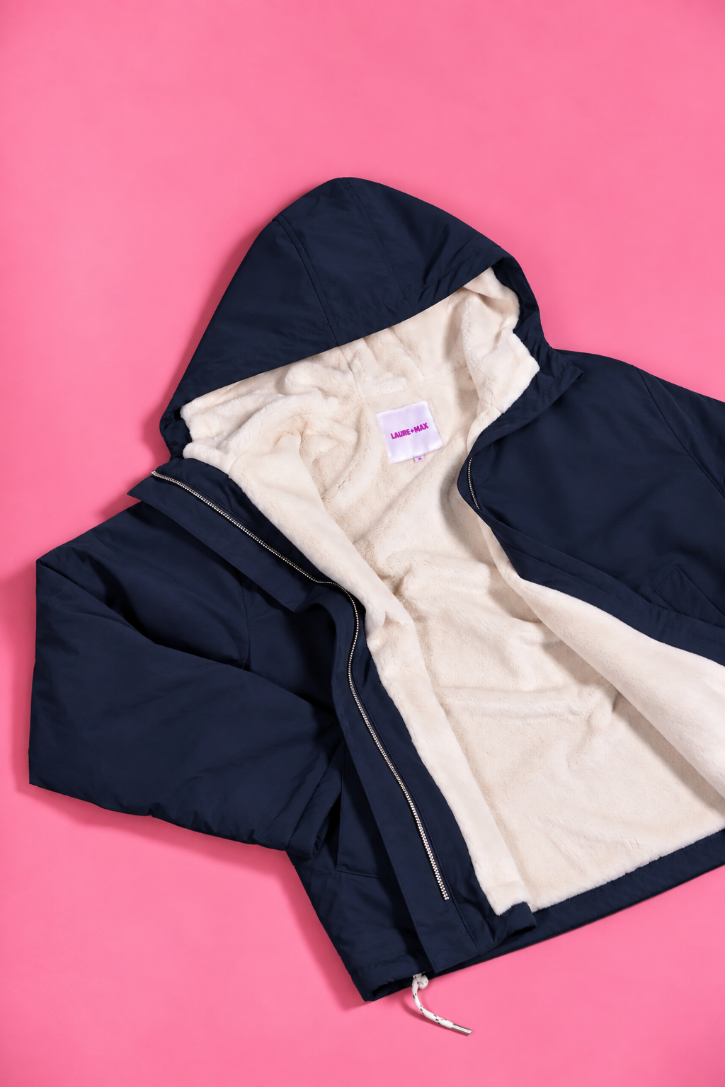 Parka Guzmania bleu marine