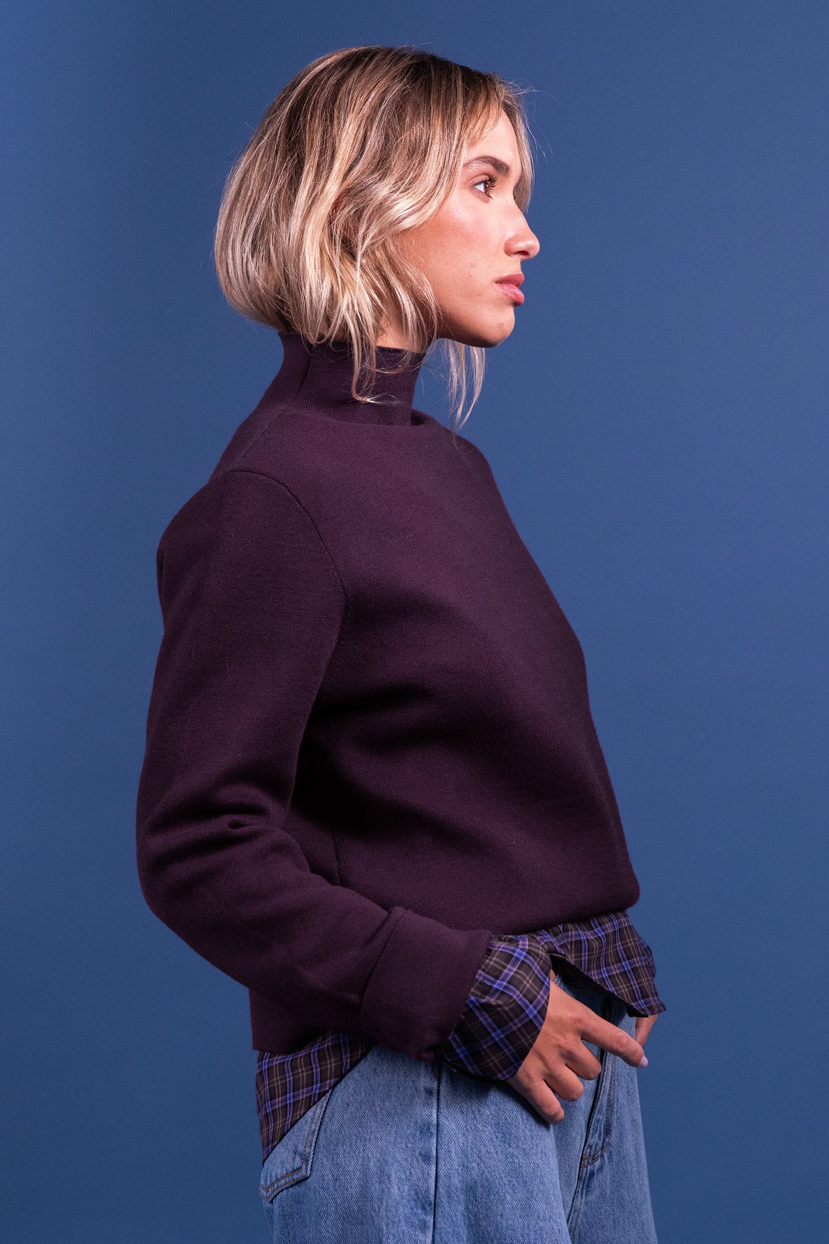 Pull Misha bordeaux