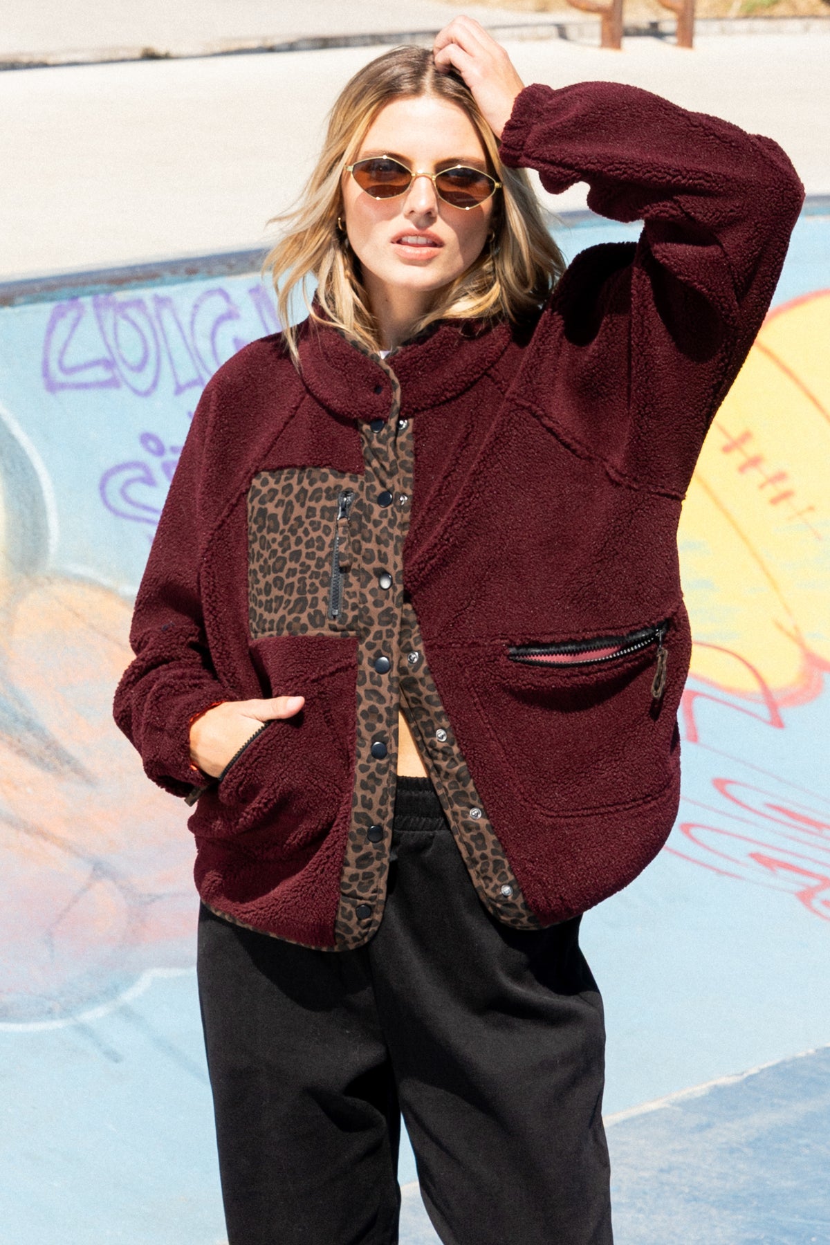 Veste Giany bordeaux